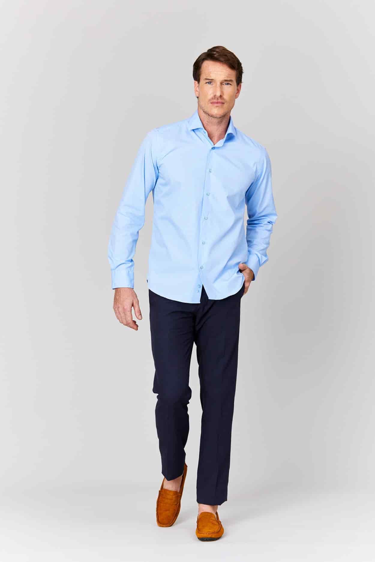 Men's cotton shirt celpolvo muslin - miniatura 2