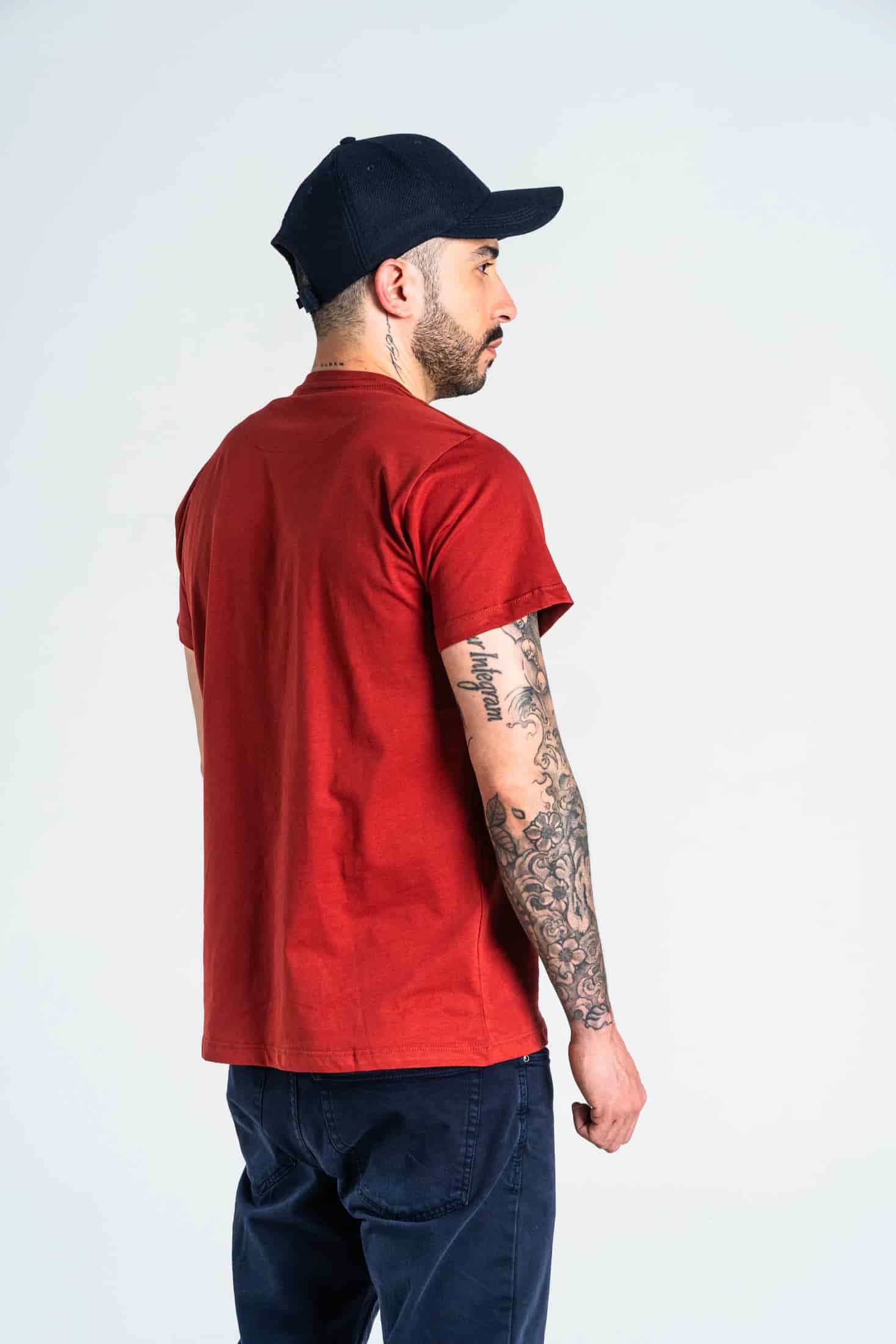 Camiseta Básica Algodón Terracota - miniatura 4