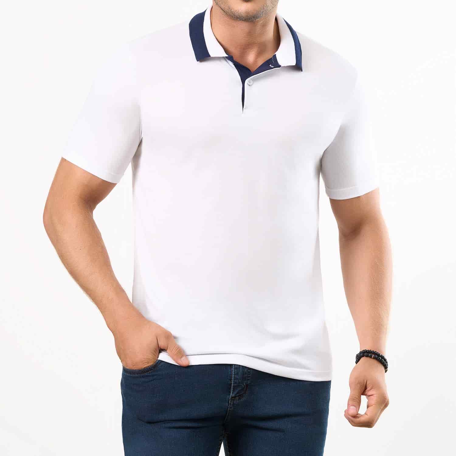 Camiseta Polo Lucas Blanco Croydon para Hombre - miniatura 2