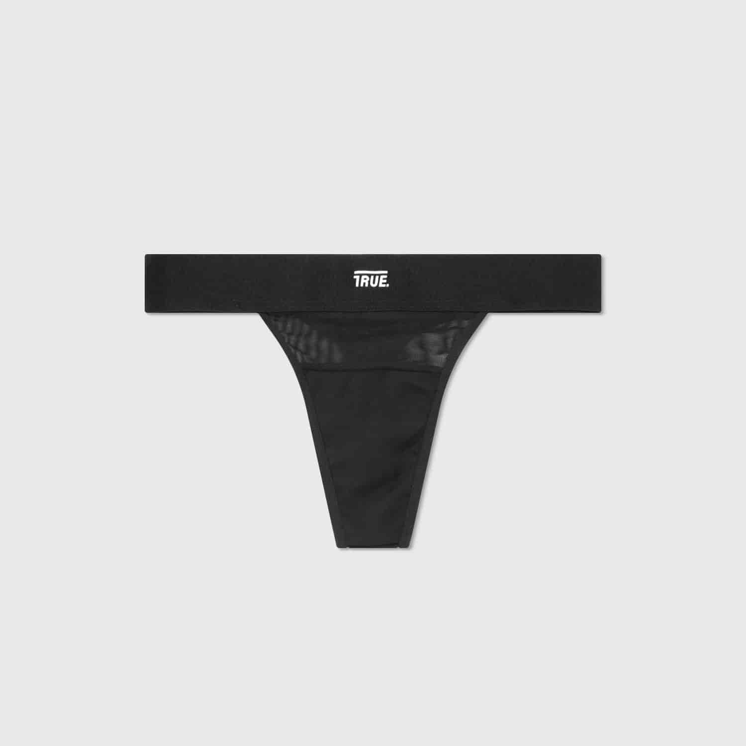 Mesh Cut-Out Bottom - Black - miniatura 1