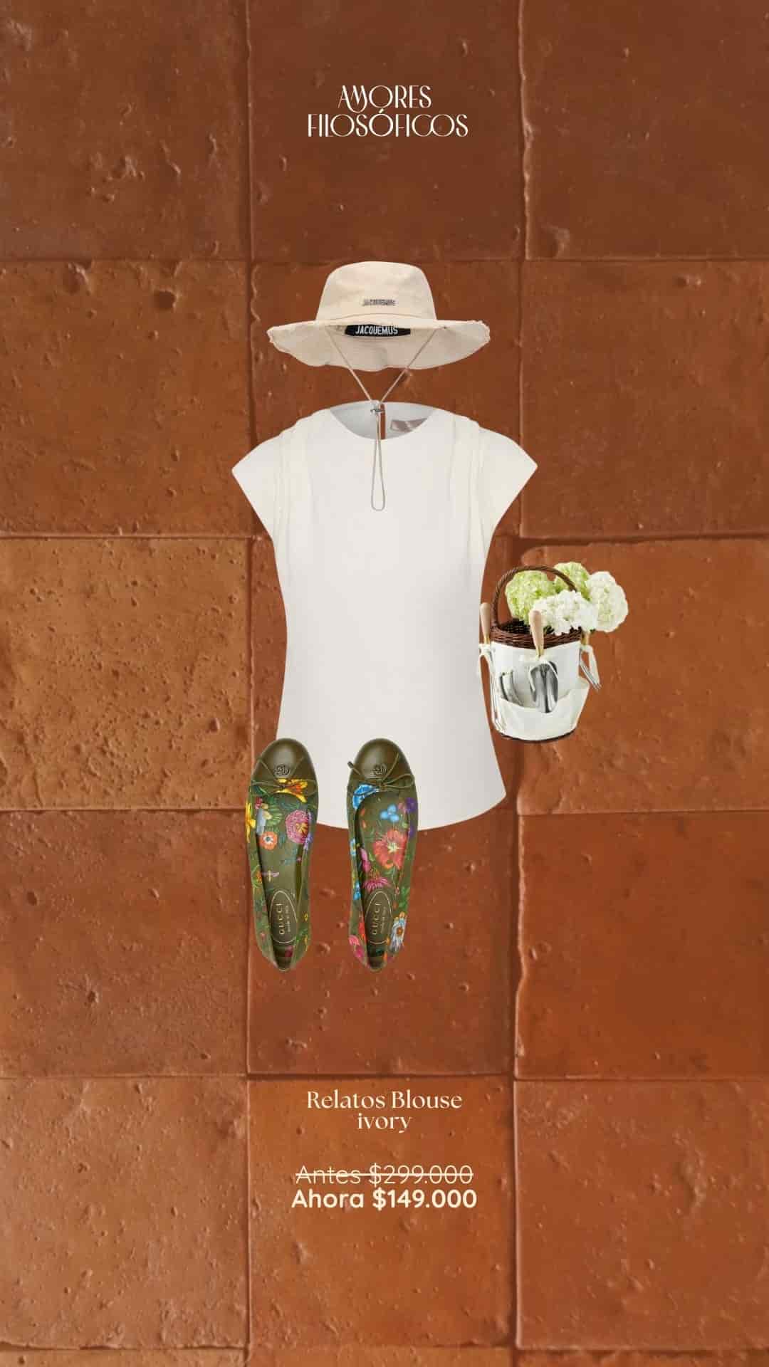 RELATOS BLOUSE IVORY - miniatura 3