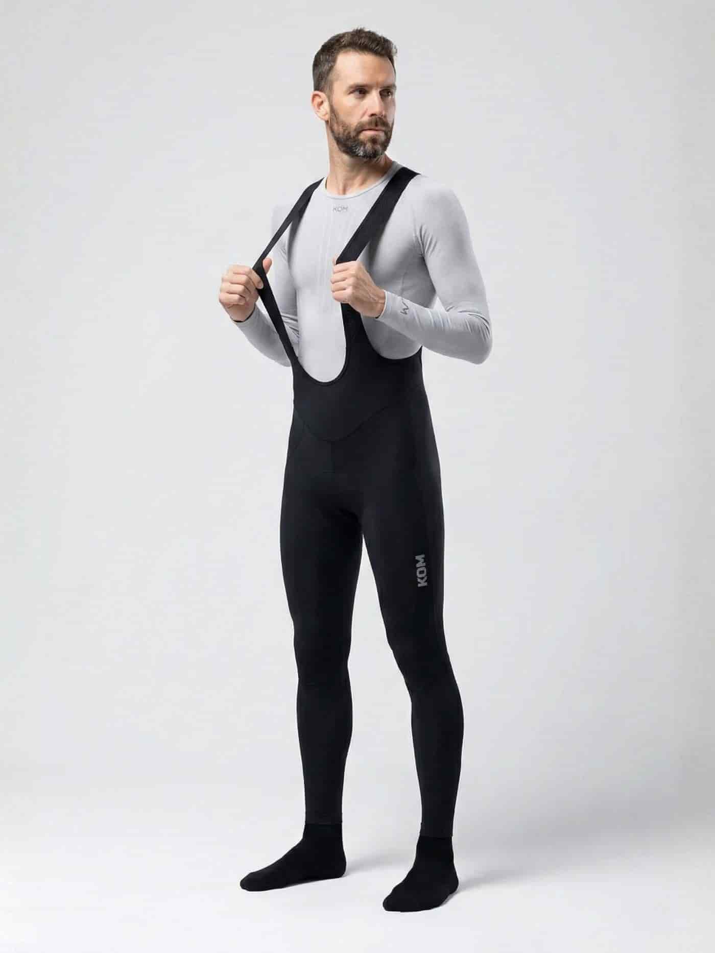 Lycra badana de ciclismo Pantalón térmica hombre - miniatura 3