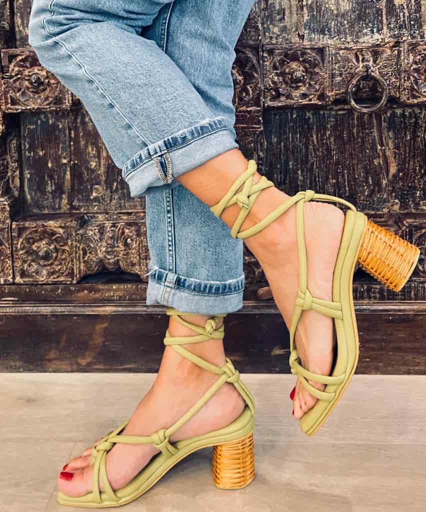 Silvia Cobos Louise Canasto Heel Verde - miniatura 5