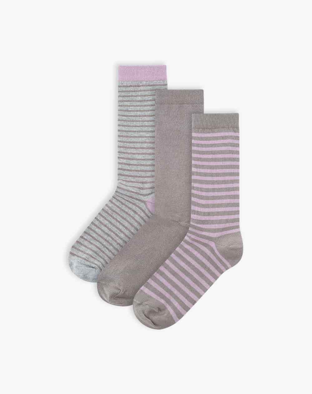 Medias mujer largas pack x3 surtido - miniatura 1