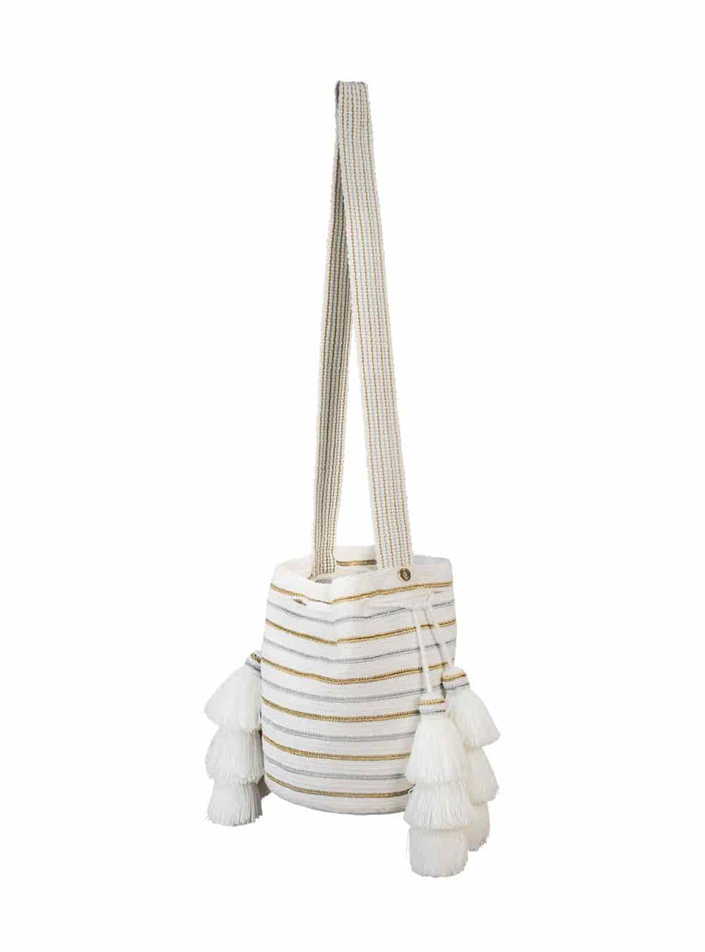 Mochila wayuu Silver Gold - miniatura 3