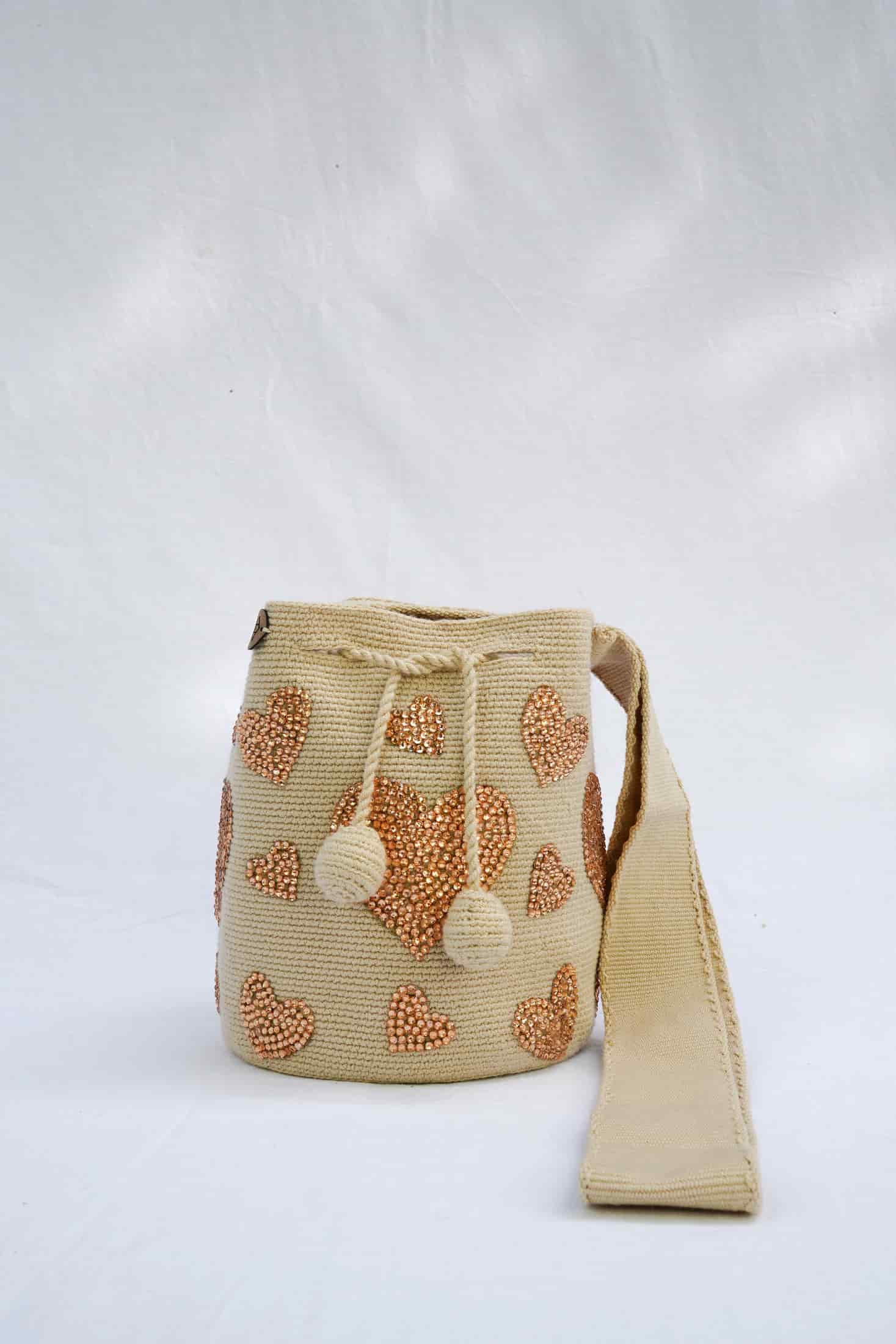 Mochila Corazón Pedrería Mediana - miniatura 9