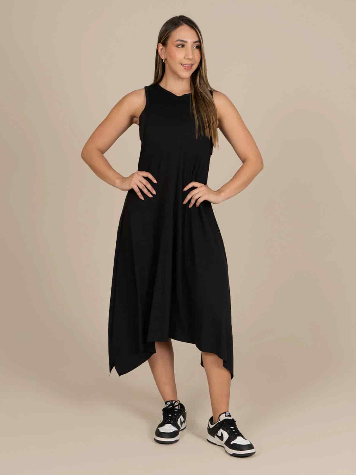 Vestido danila melon negro - miniatura 1