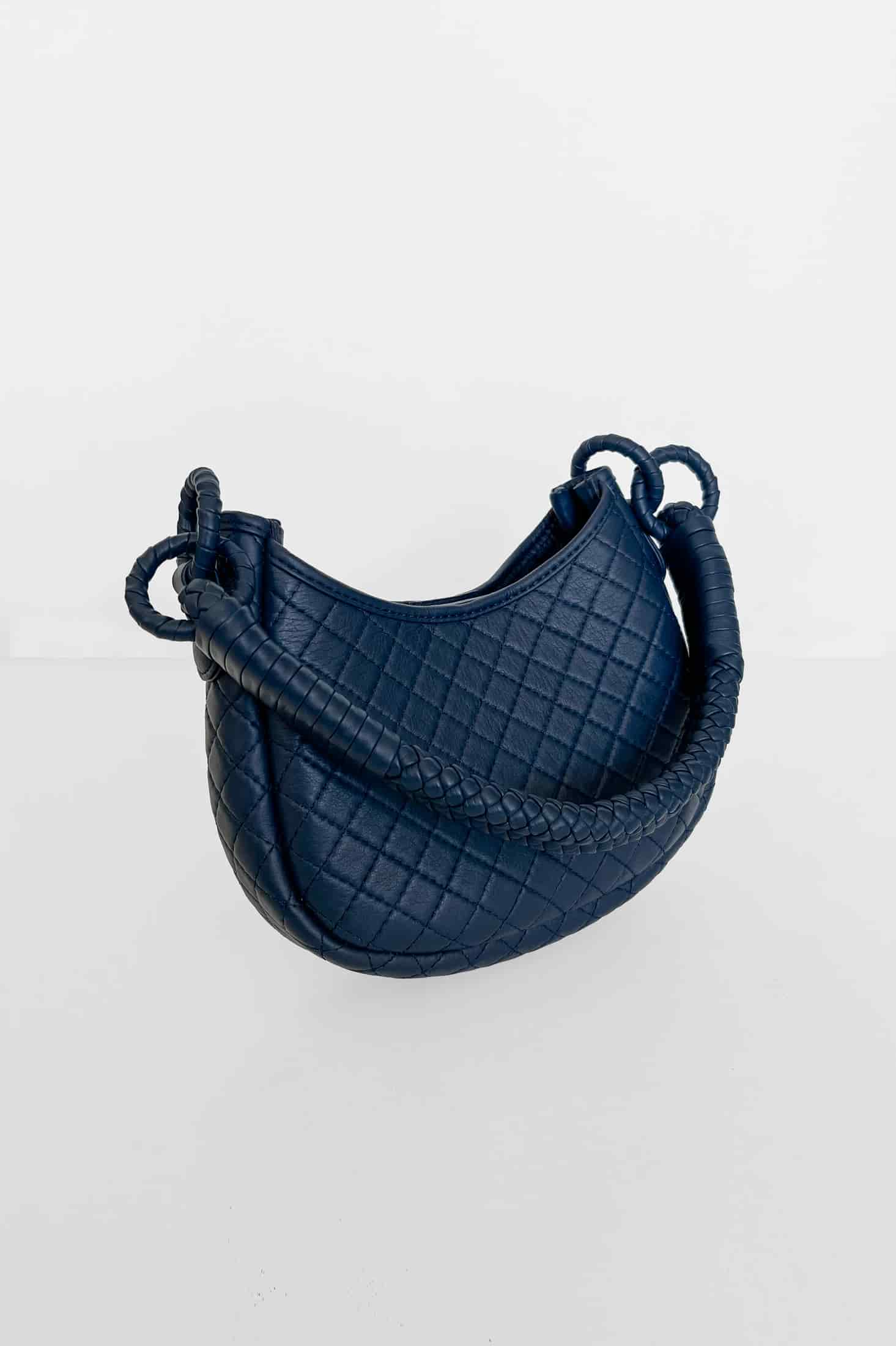Saddle Mini, Shoulder Bag - Navy Blue - miniatura 5
