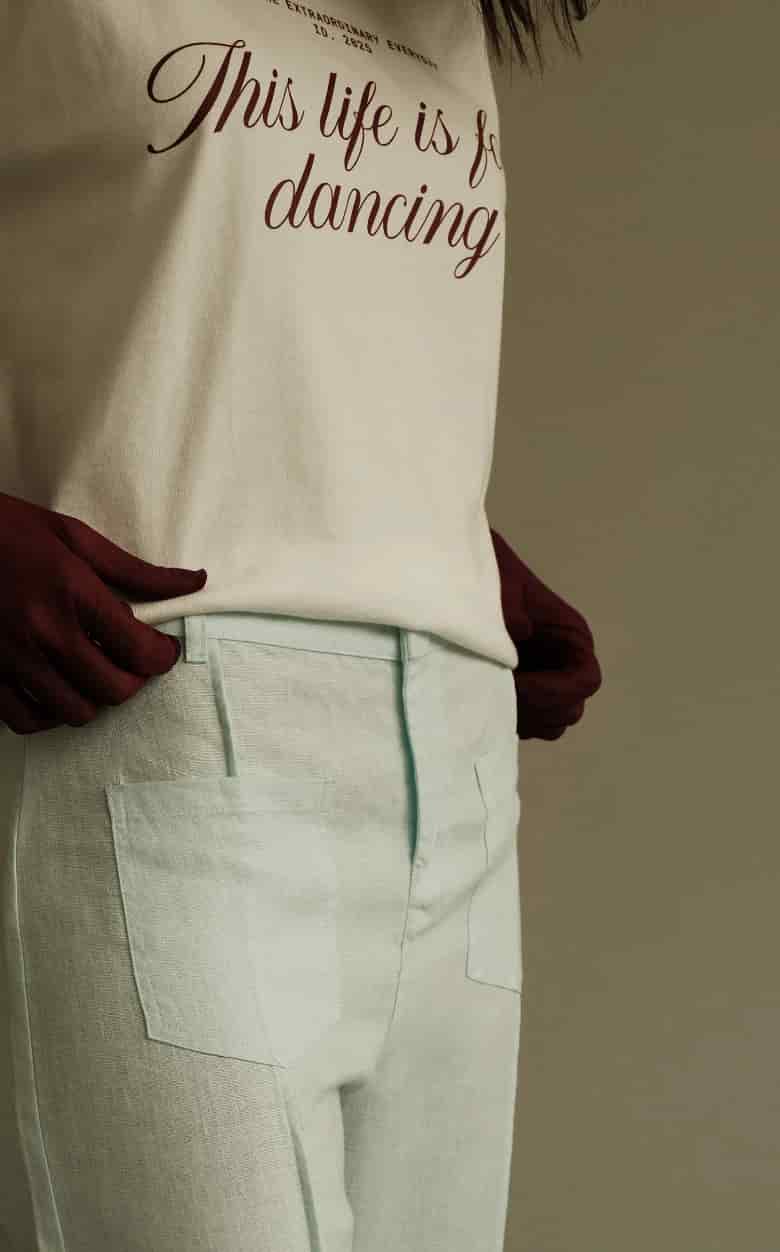Pantalón Aire de lino | Azul claro - miniatura 5