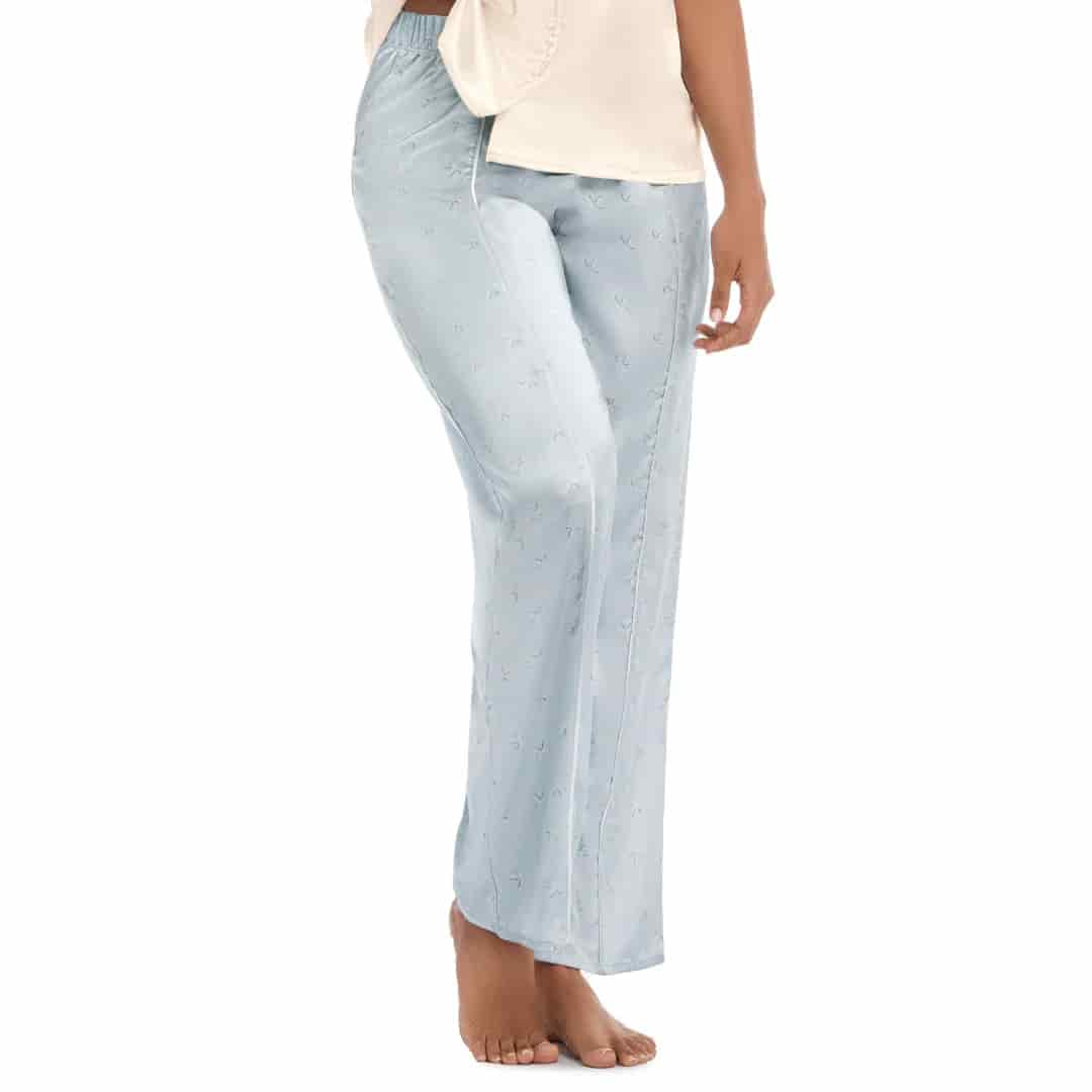 PANTALÓN DE PIJAMA CON VIVO DECORATIVO - miniatura 3
