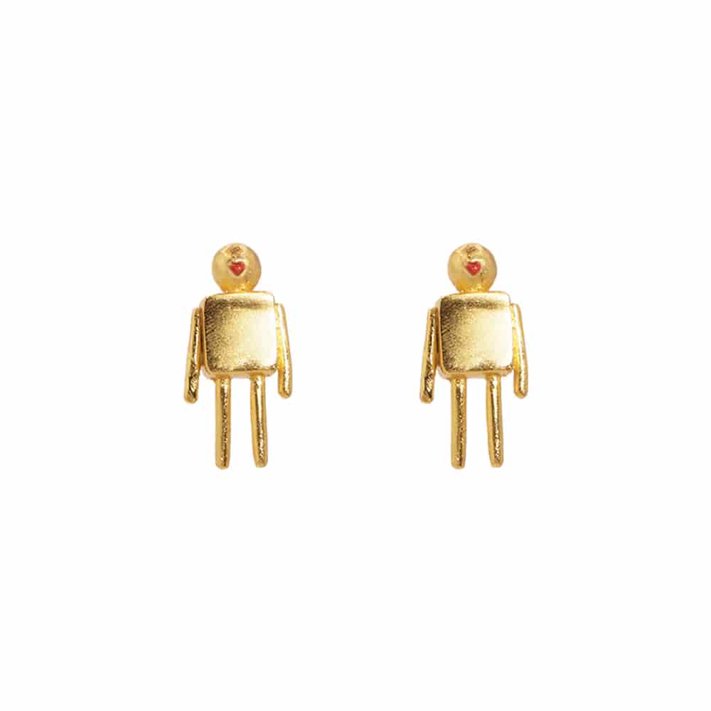 Aretes Robot Mini - miniatura 3