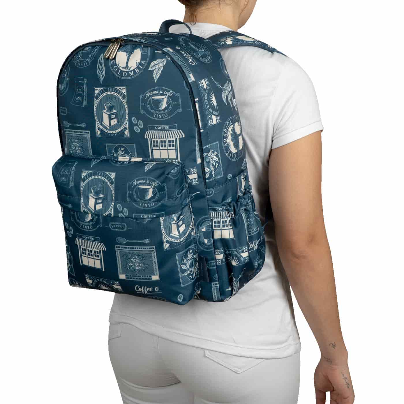 Morral Urbano Citybags Ultra Estampado Cafetero - miniatura 3