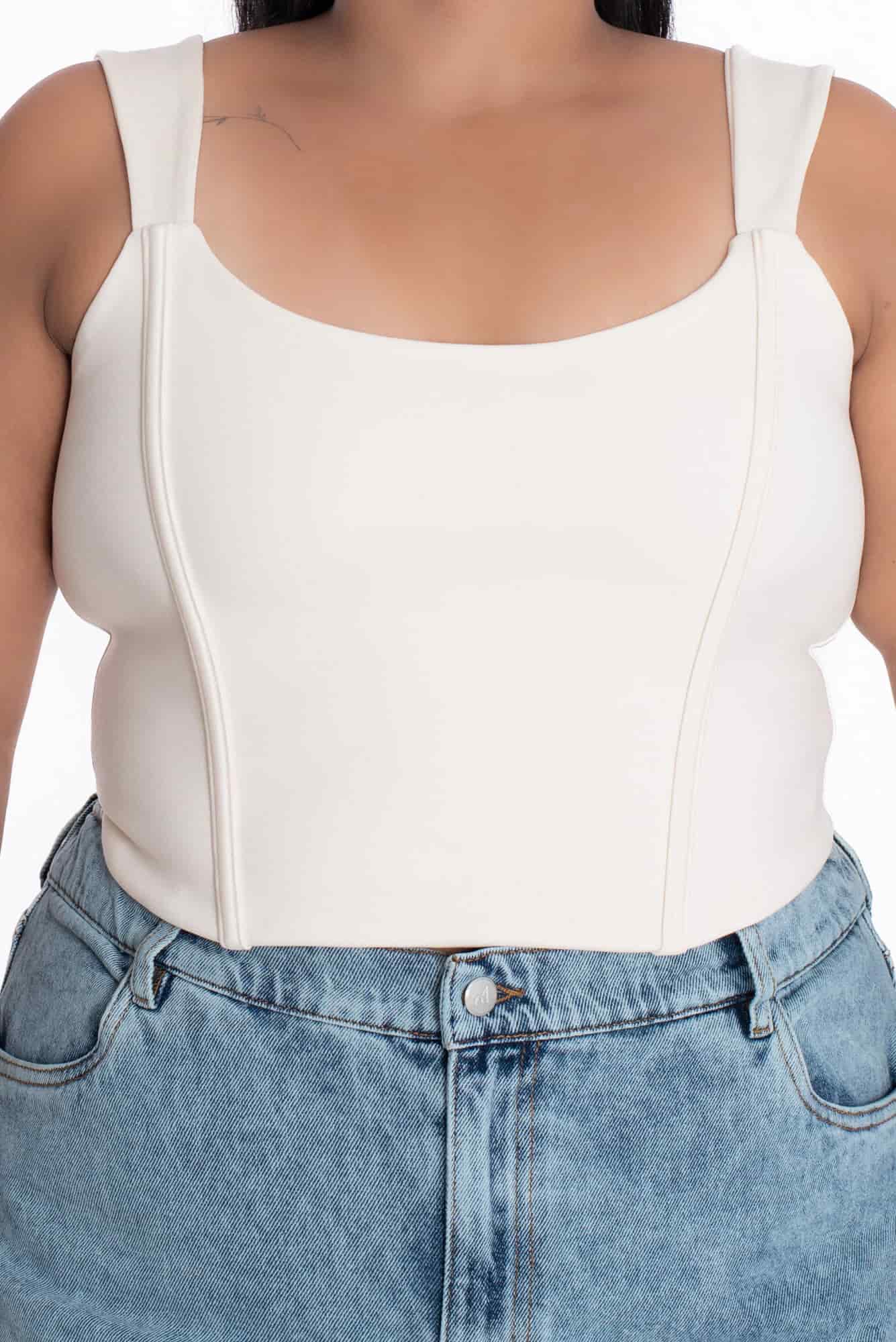 Crop Top Simona Marfil - miniatura 4