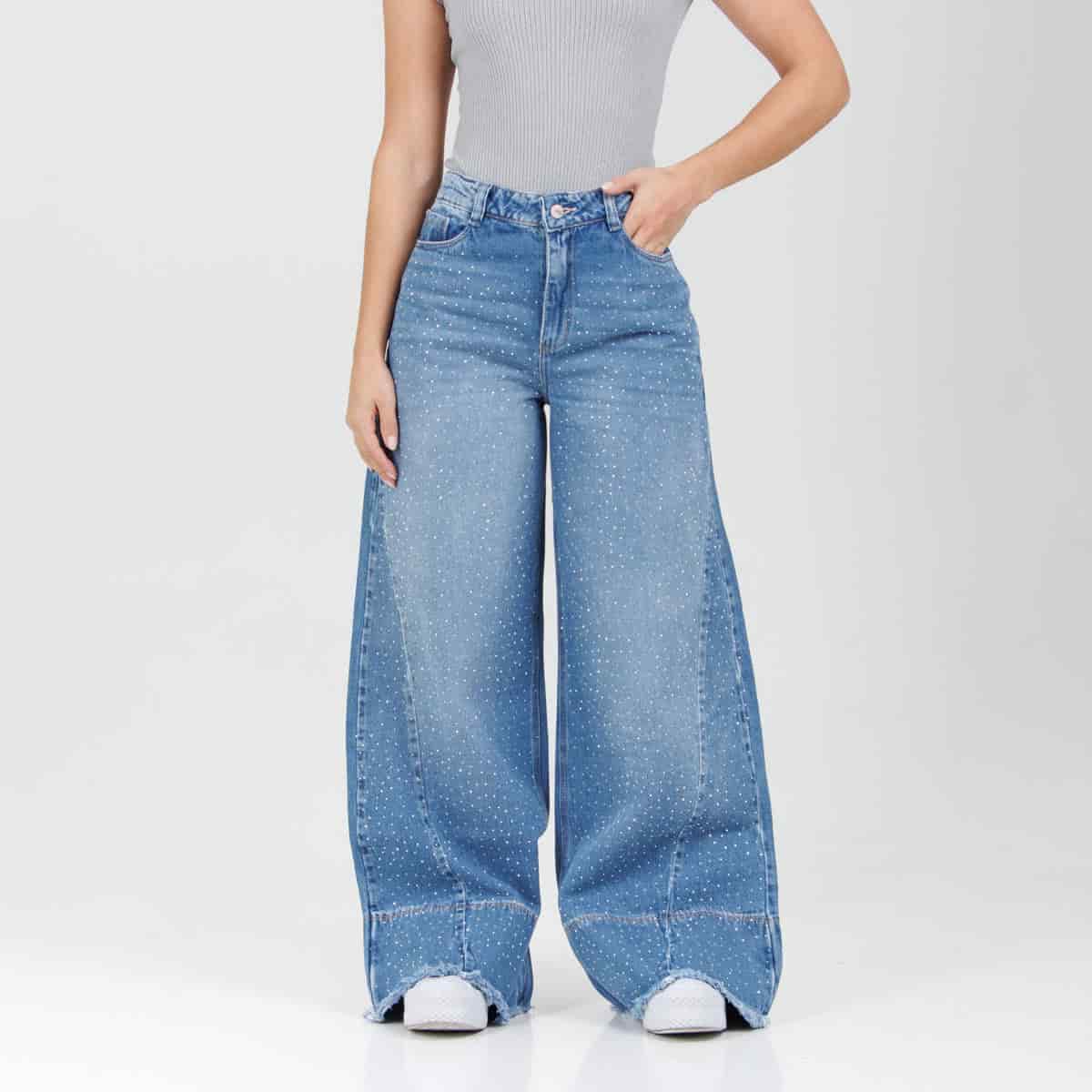 Jean Axspen Wide Leg Ax-2835 Rigido - miniatura 1