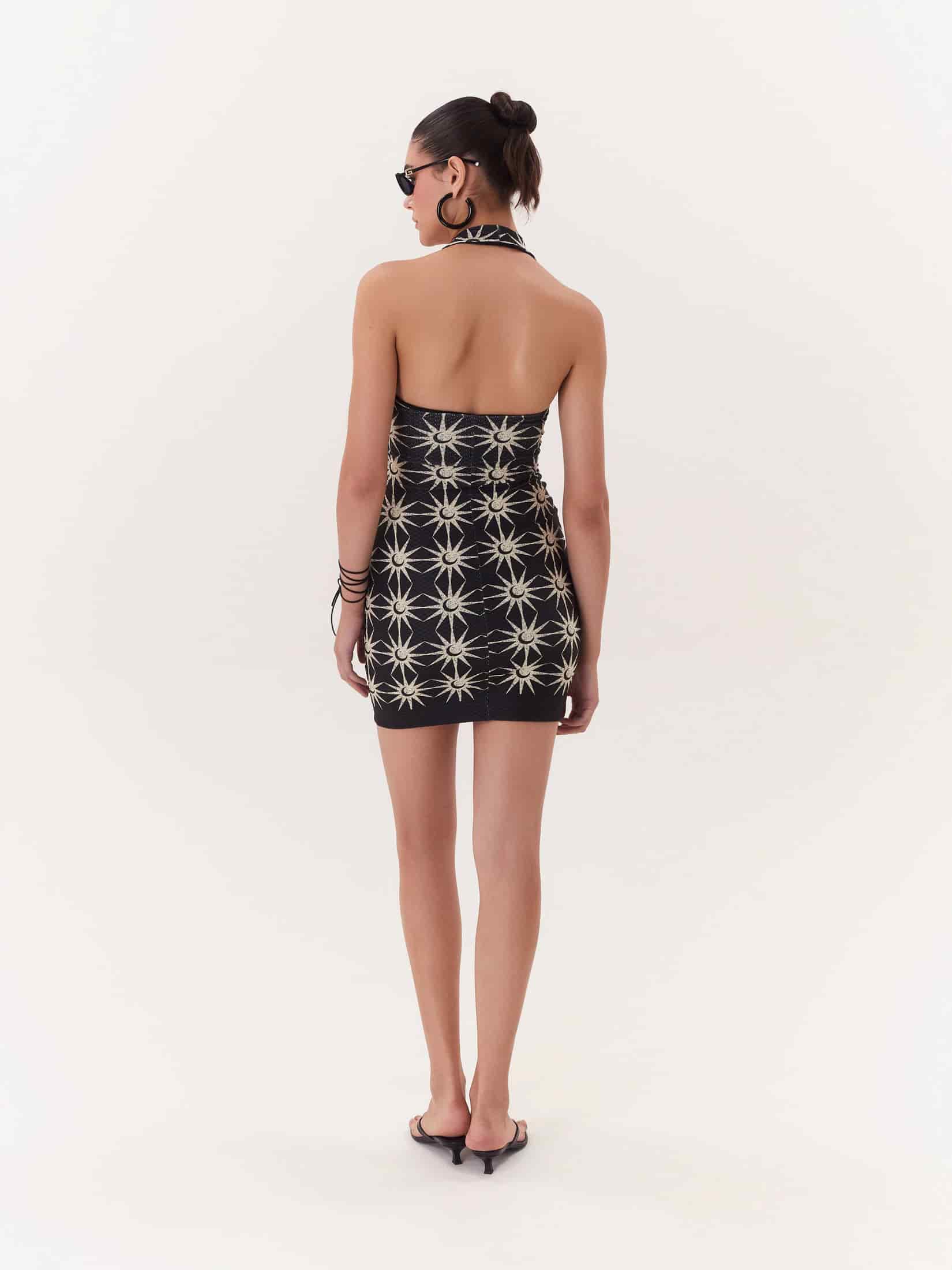Mini Dress Solar - Negro - miniatura 3