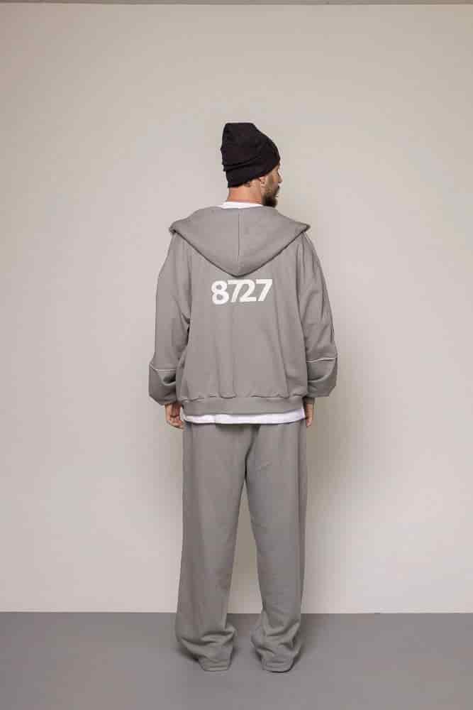 Sudadera 8727 Sgo-Gris - miniatura 5