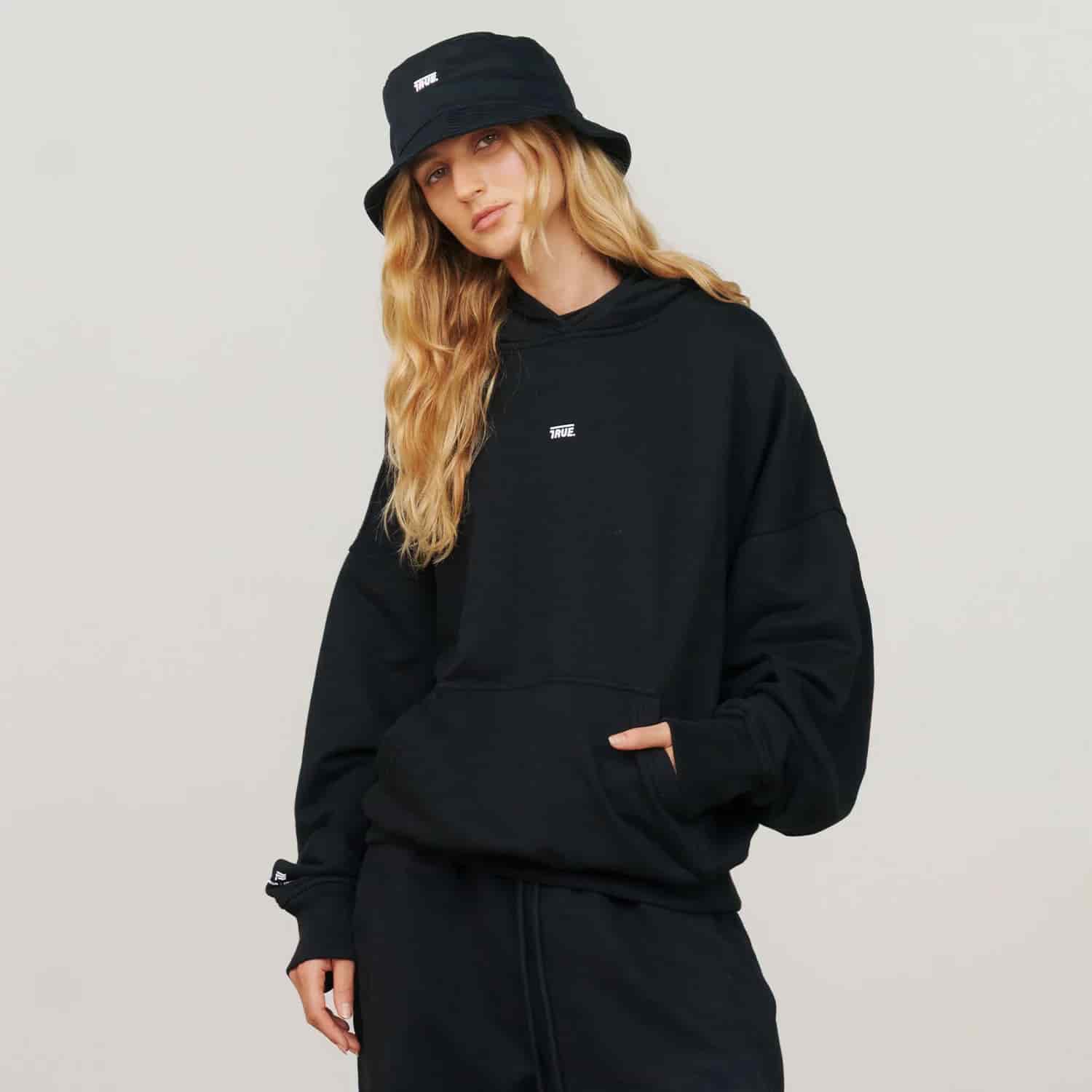 True Classic Hoodie - Deep Black - miniatura 7