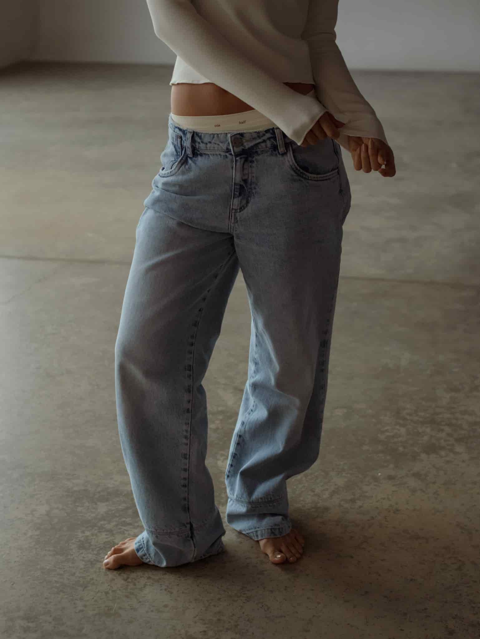 LOW RENEW JEAN - OLD LIGHT BLUE - miniatura 5