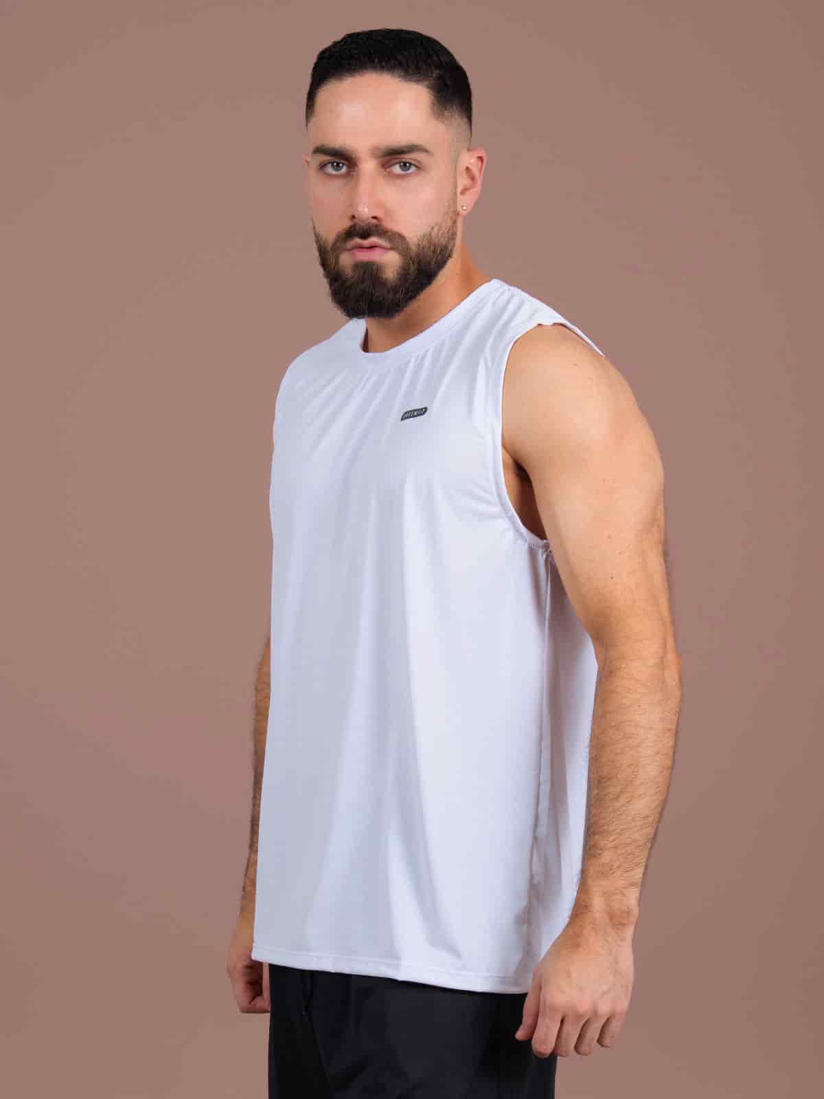 Camisilla hombre juno chicago blanca - miniatura 3