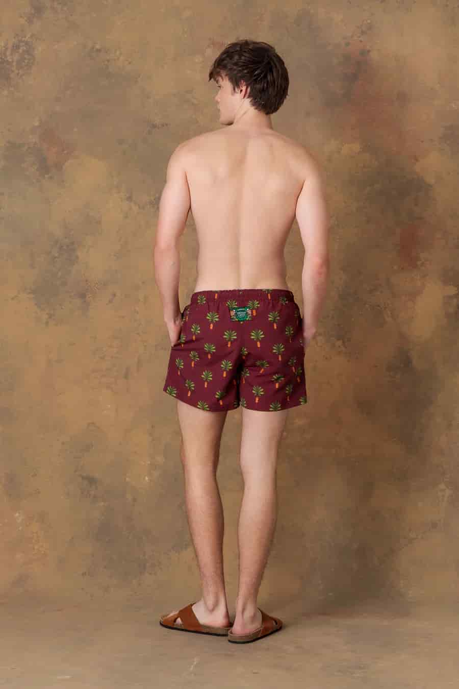 Men's swim trunk orfeo granate - miniatura 4