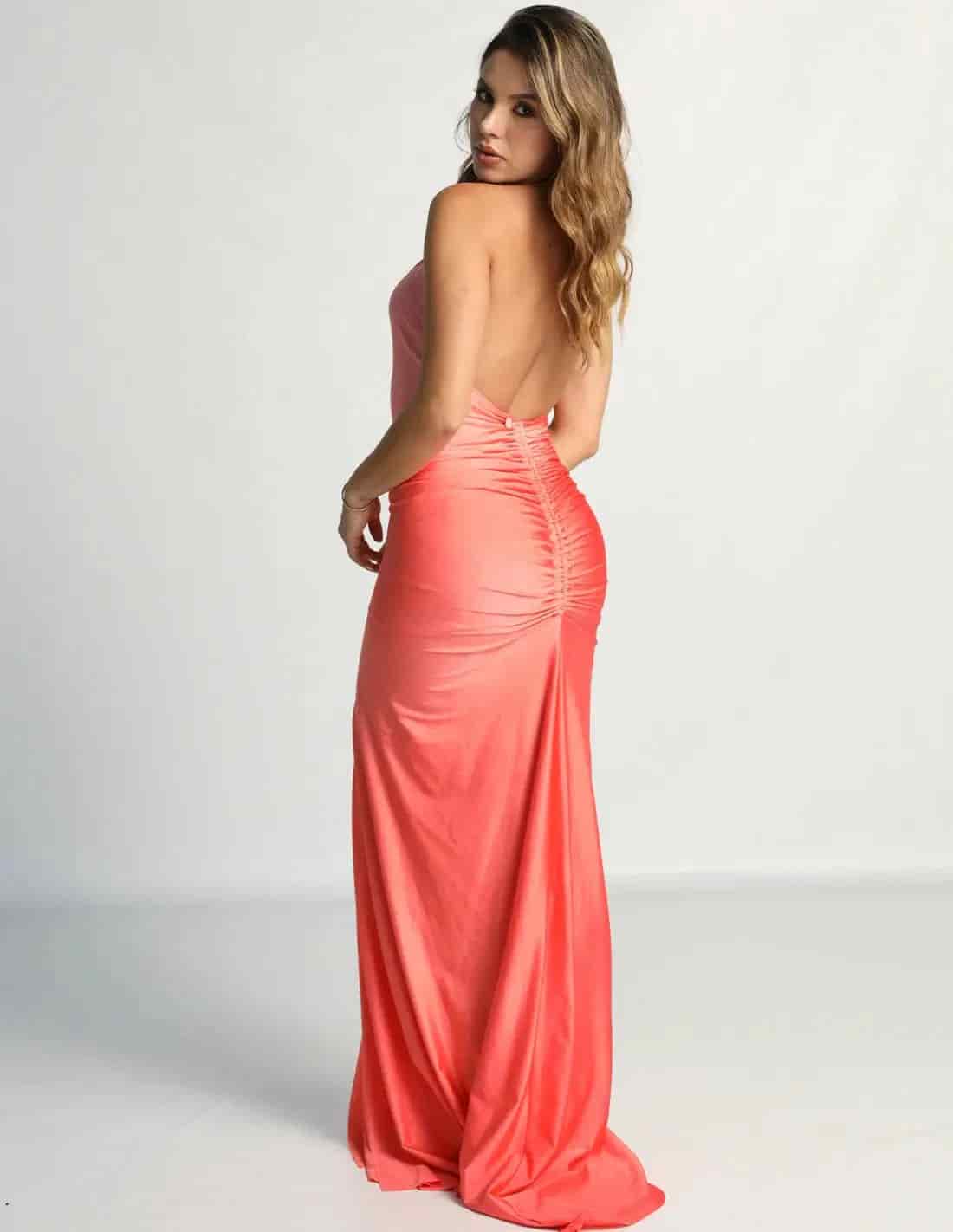 Vestido Juniper Salmon - miniatura 2
