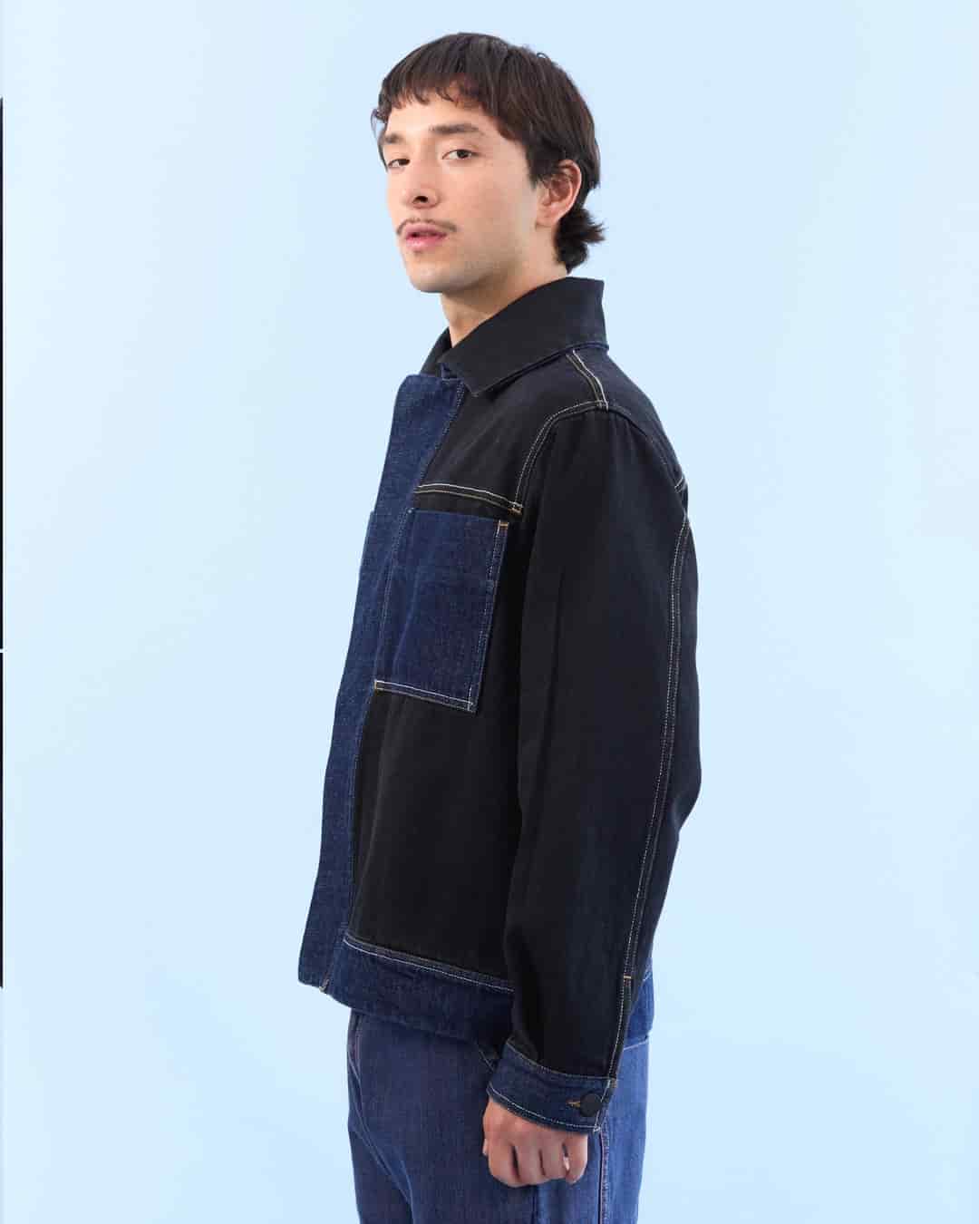 Chaqueta SAMBA NEGRO-AZUL - miniatura 9