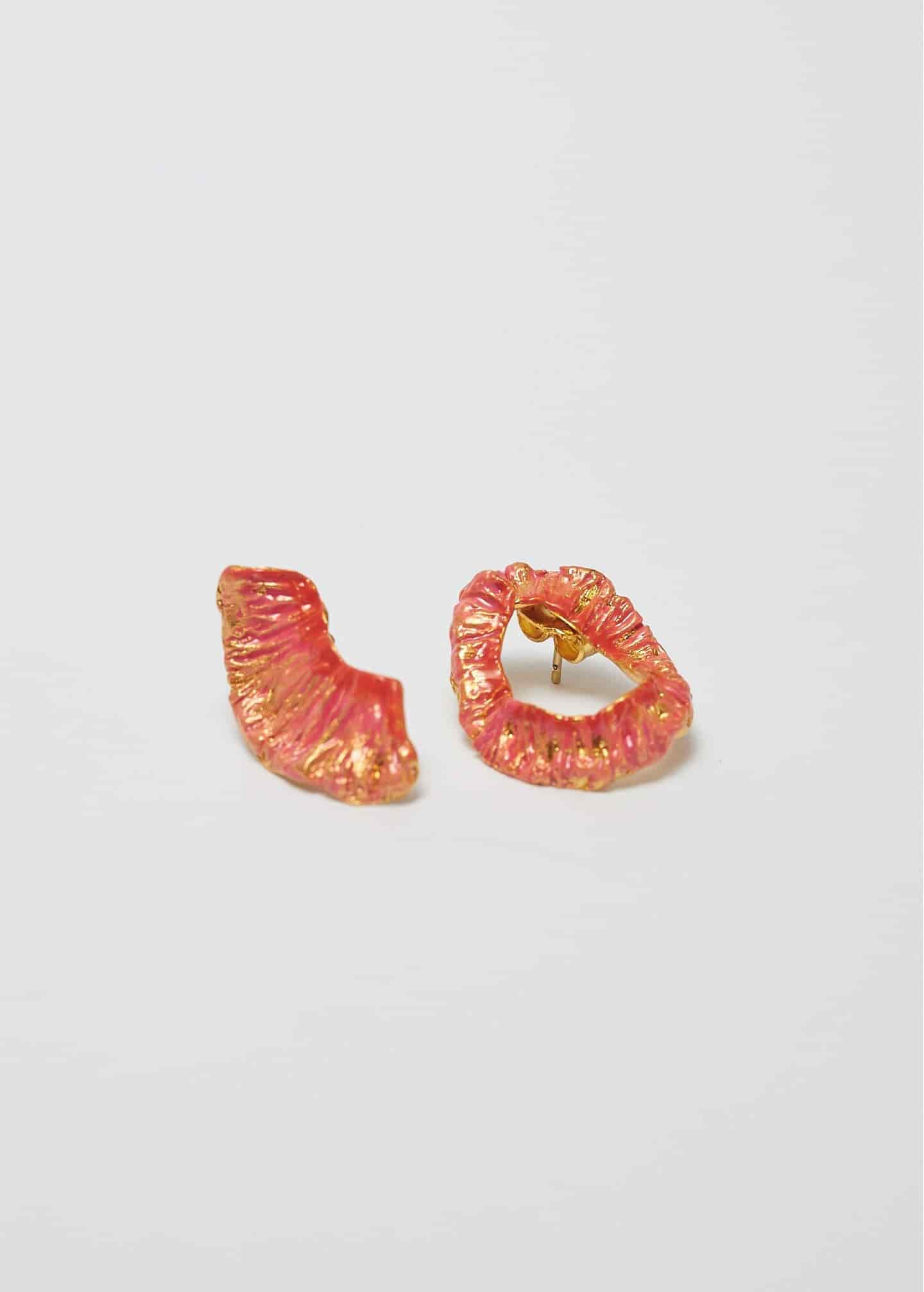 ASYMMETRICAL SUNSET EARRINGS - miniatura 1