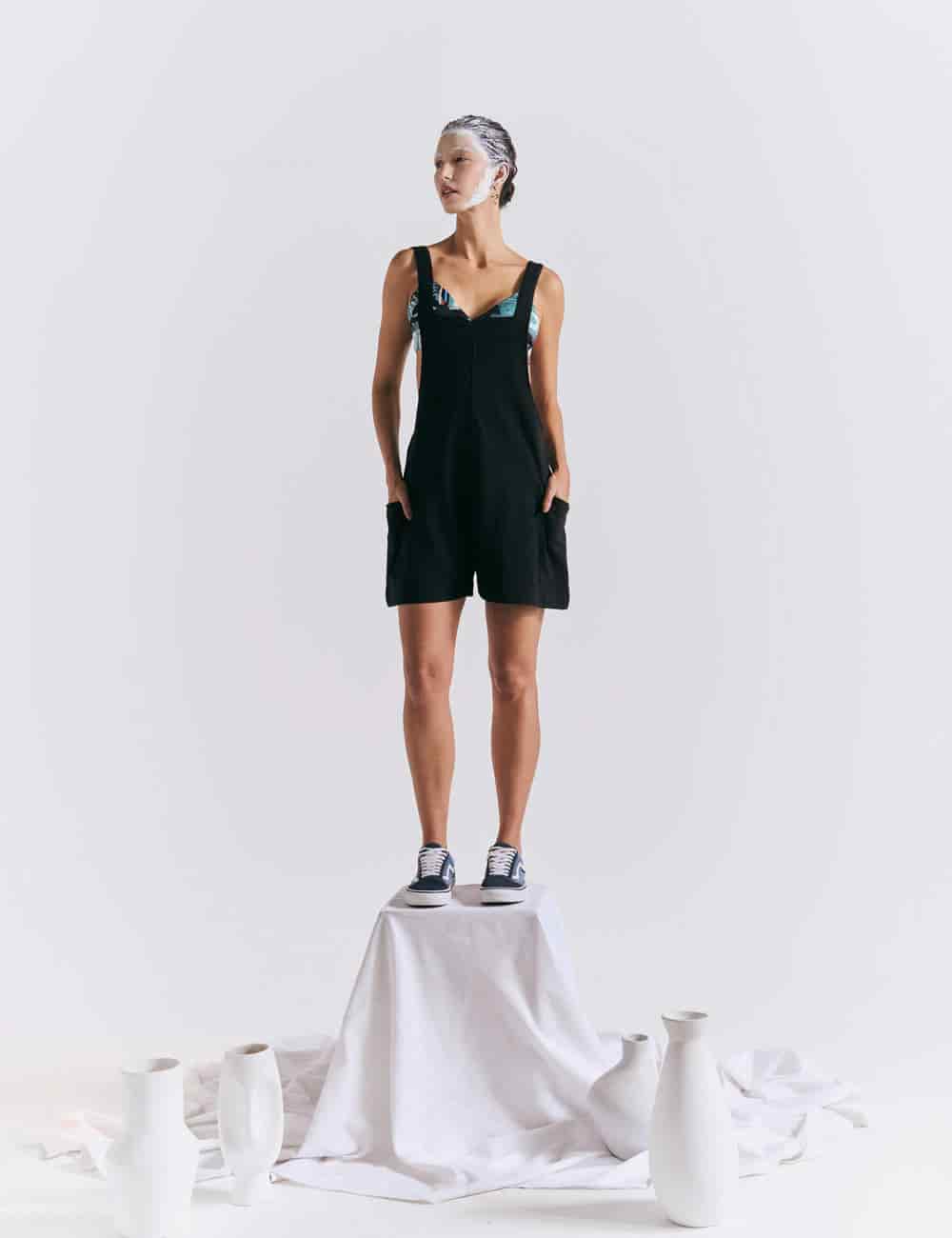 Romper Tirantas Noires negro Mujer - miniatura 1