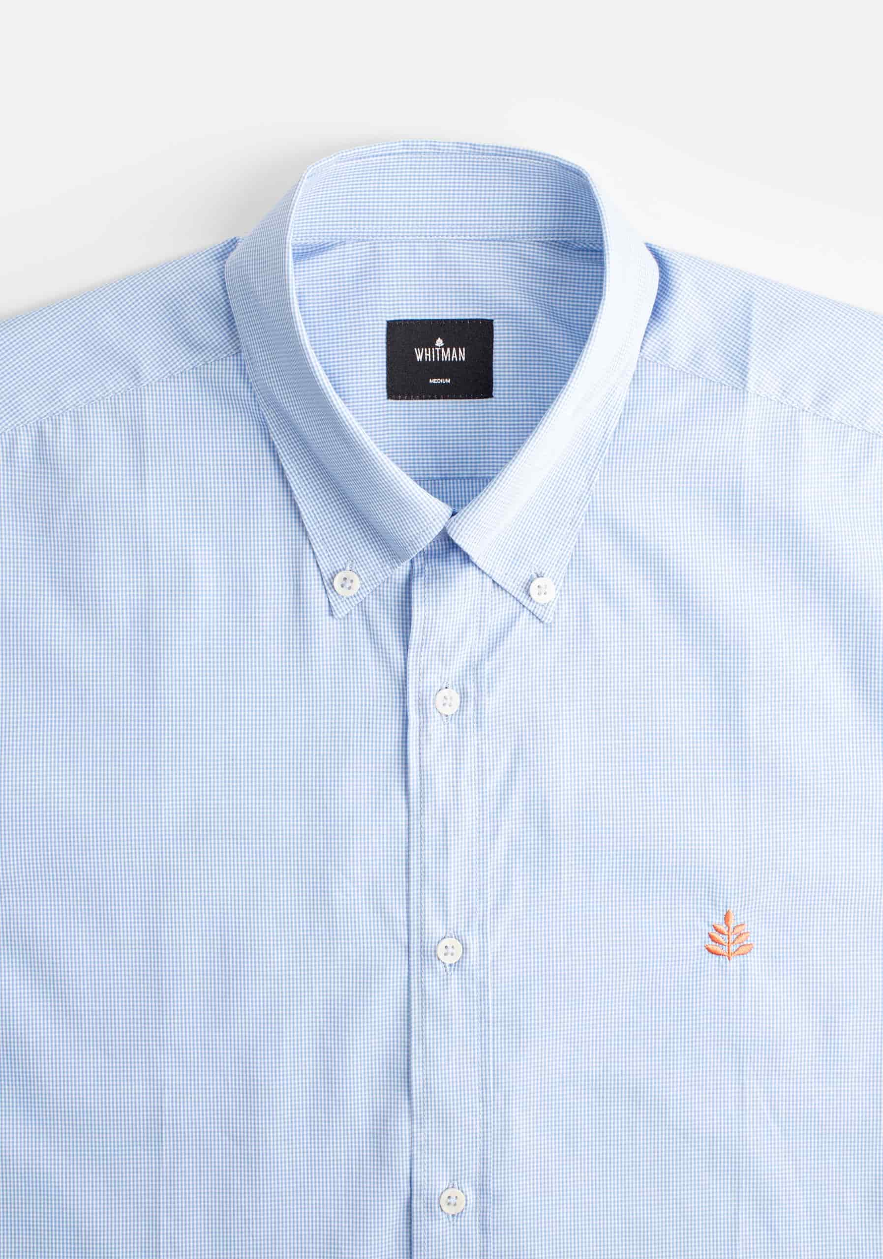 Camisa H CBD Cuadros L-Sal Azul Med - miniatura 2