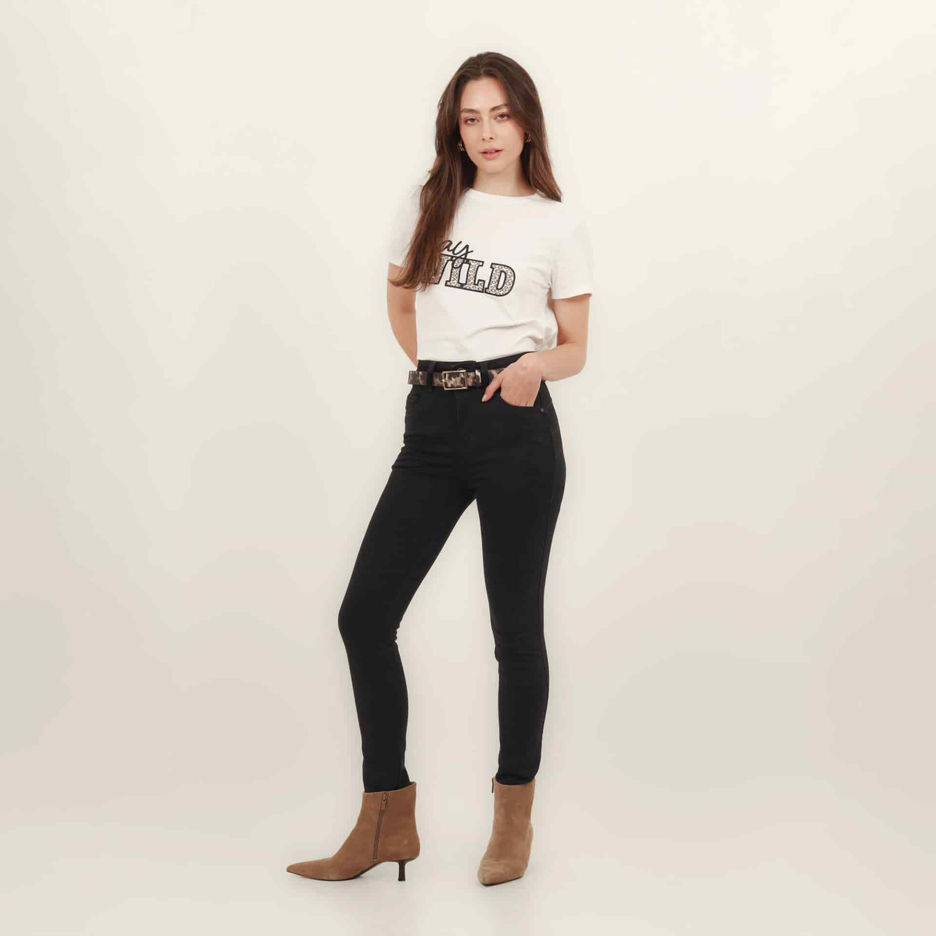 Jean Tiro Medio Bota Skinny - miniatura 15