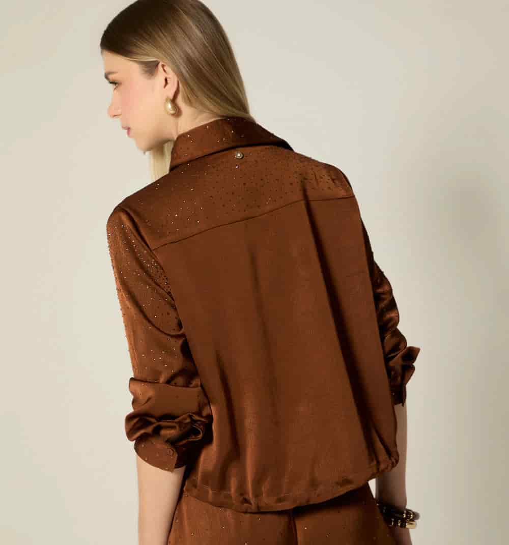 Blusa manga larga  con hot fix - miniatura 5