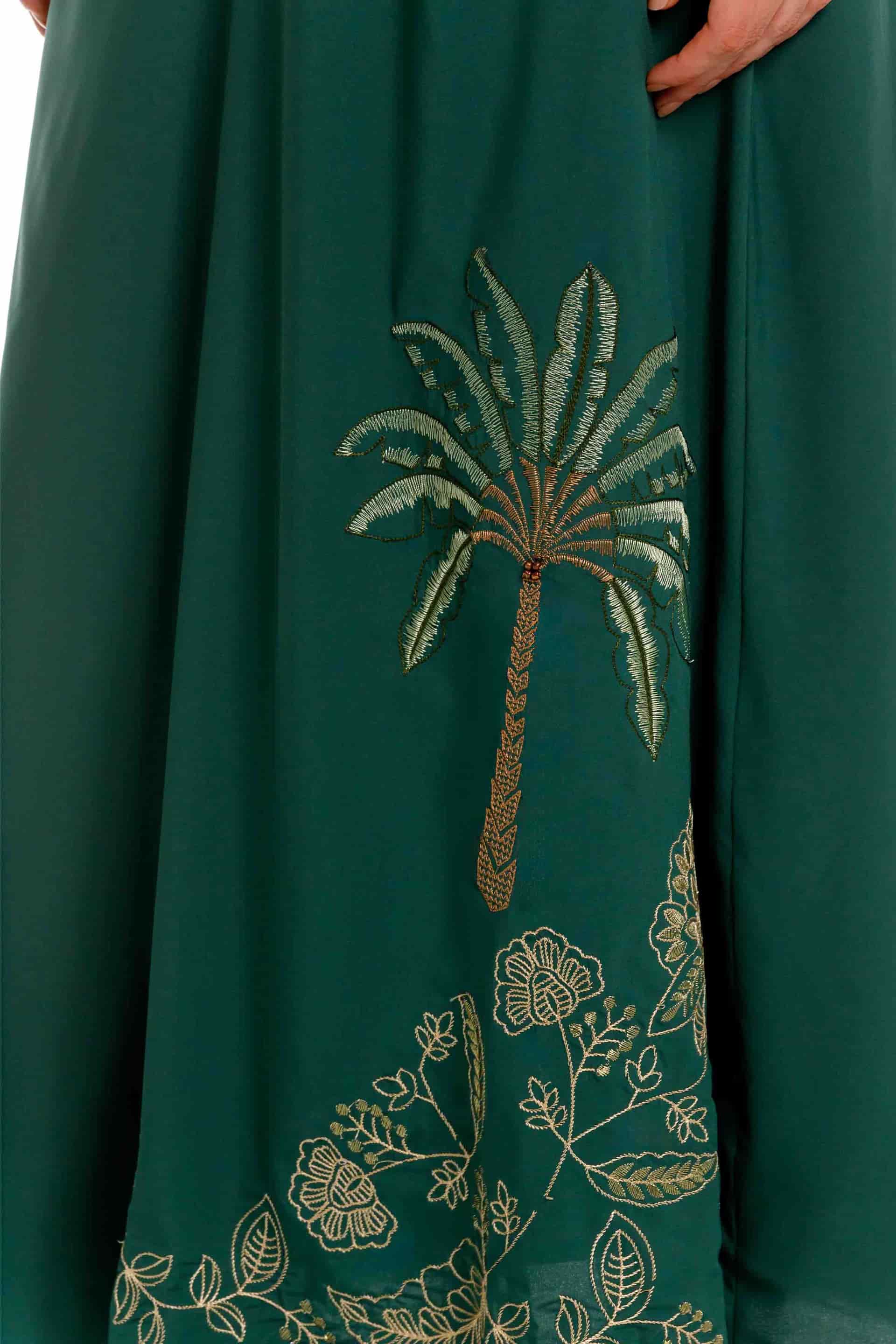 Vestido Brisa Palms Verde - miniatura 3