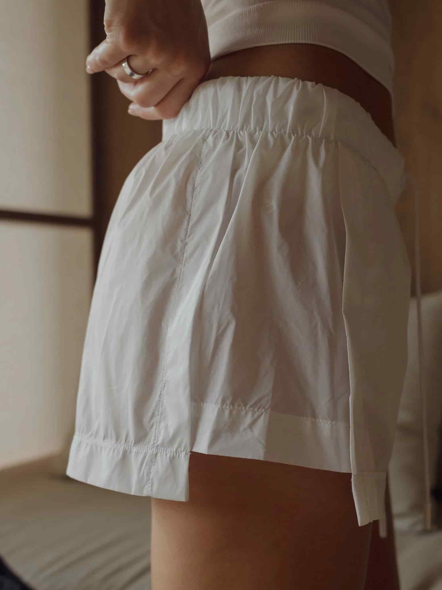 INVISIBLE SHEER SHORTS - WHITE - miniatura 11