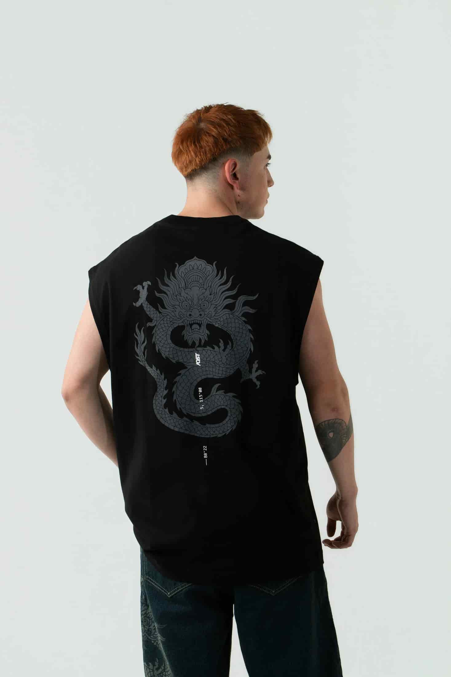 CAMISETA MANGA SISA COLOR NEGRO - miniatura 2