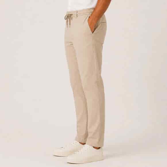PANTALON RESORTADO 100% POLIESTER HOMBRE - miniatura 8