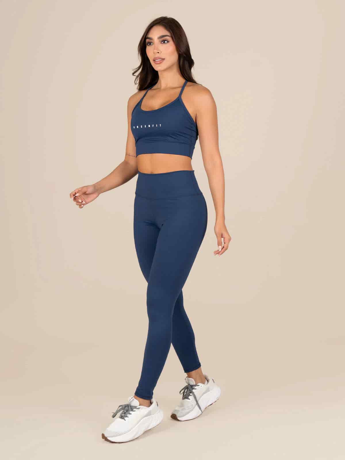 Palmas leggins set azul petroleo oscuro - miniatura 2