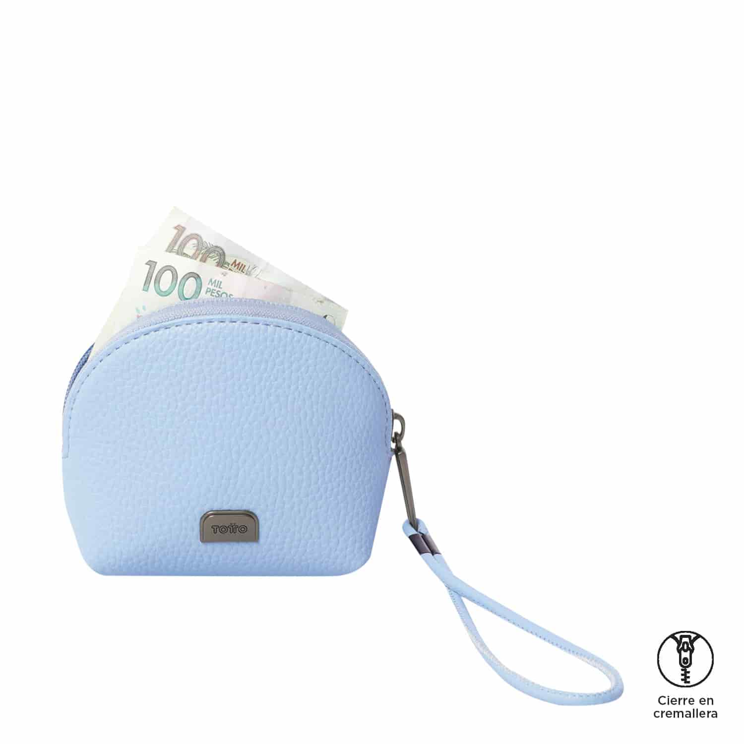 Monedero para Mujer Pequeño Smooth Dal Azul - miniatura 4