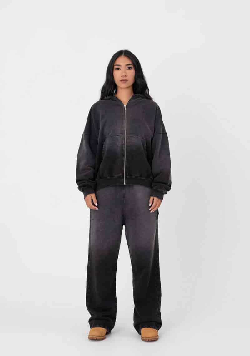 Atelier Grey washed Hoodie - miniatura 6