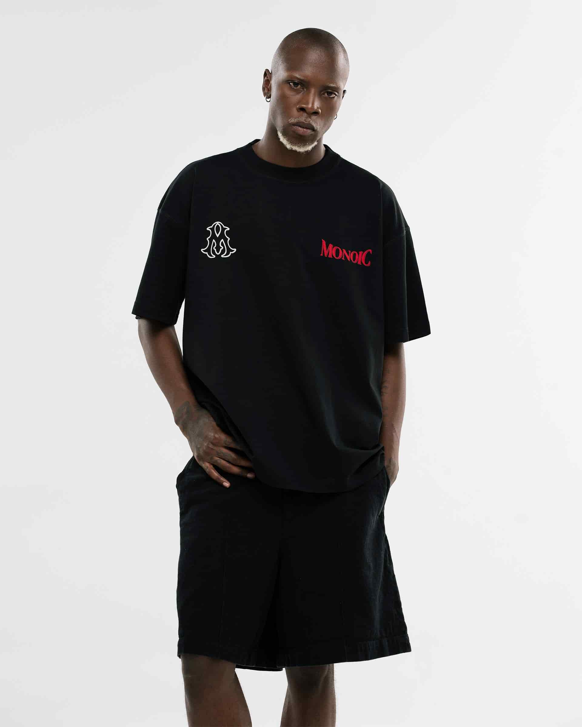 Camiseta Oversized Not For Your League - Negro - miniatura 5