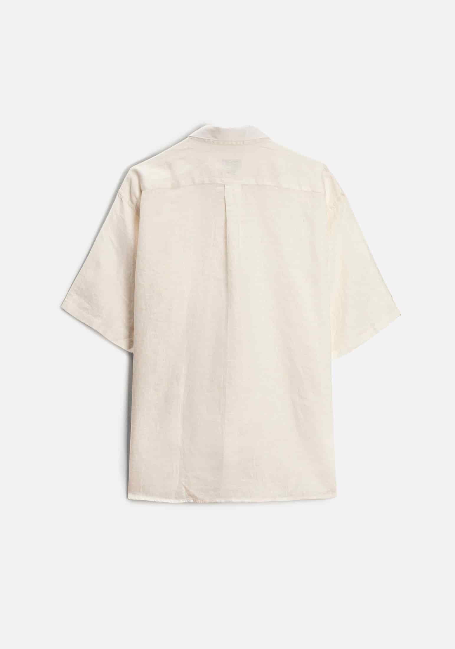 Camisa H Harlem Unicolor Marfil - miniatura 4