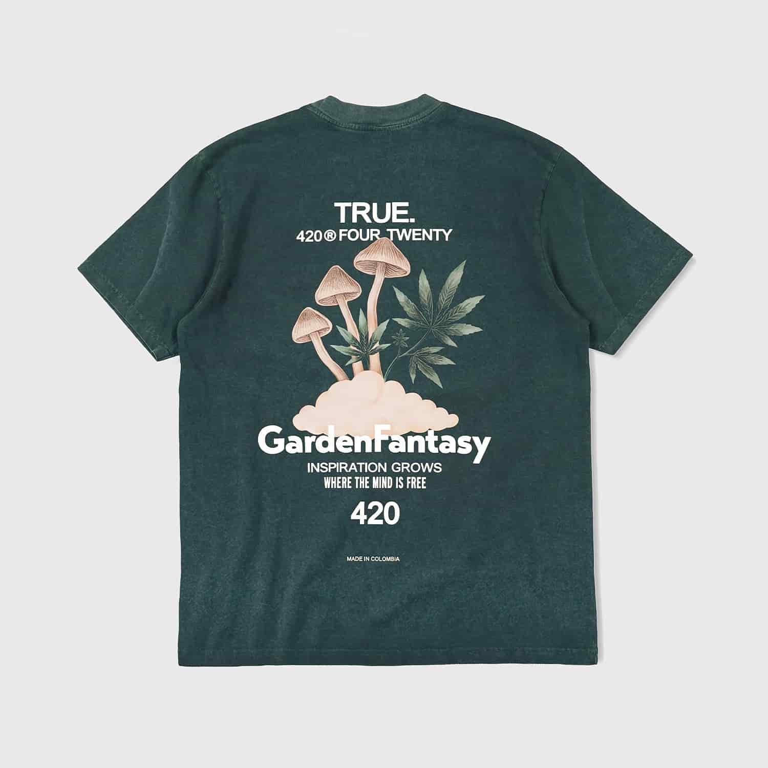 Garden T-Shirt - Deep Green - miniatura 1