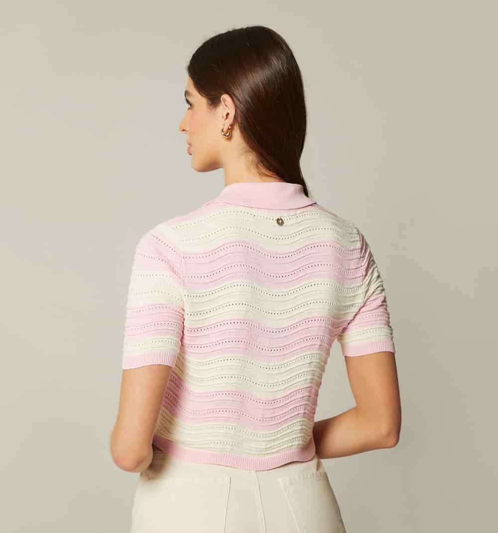 Blusa boxi tipo polo - miniatura 8