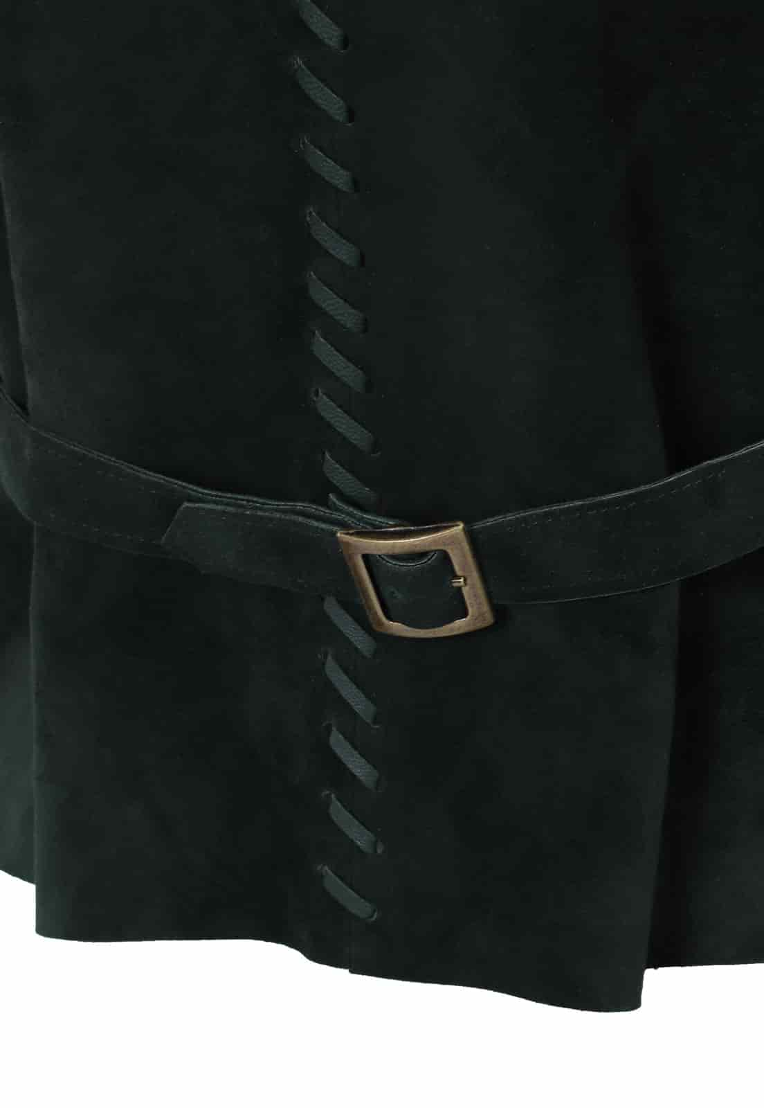 CHARLIE SUEDE TAILORED V-NECK VEST - miniatura 4