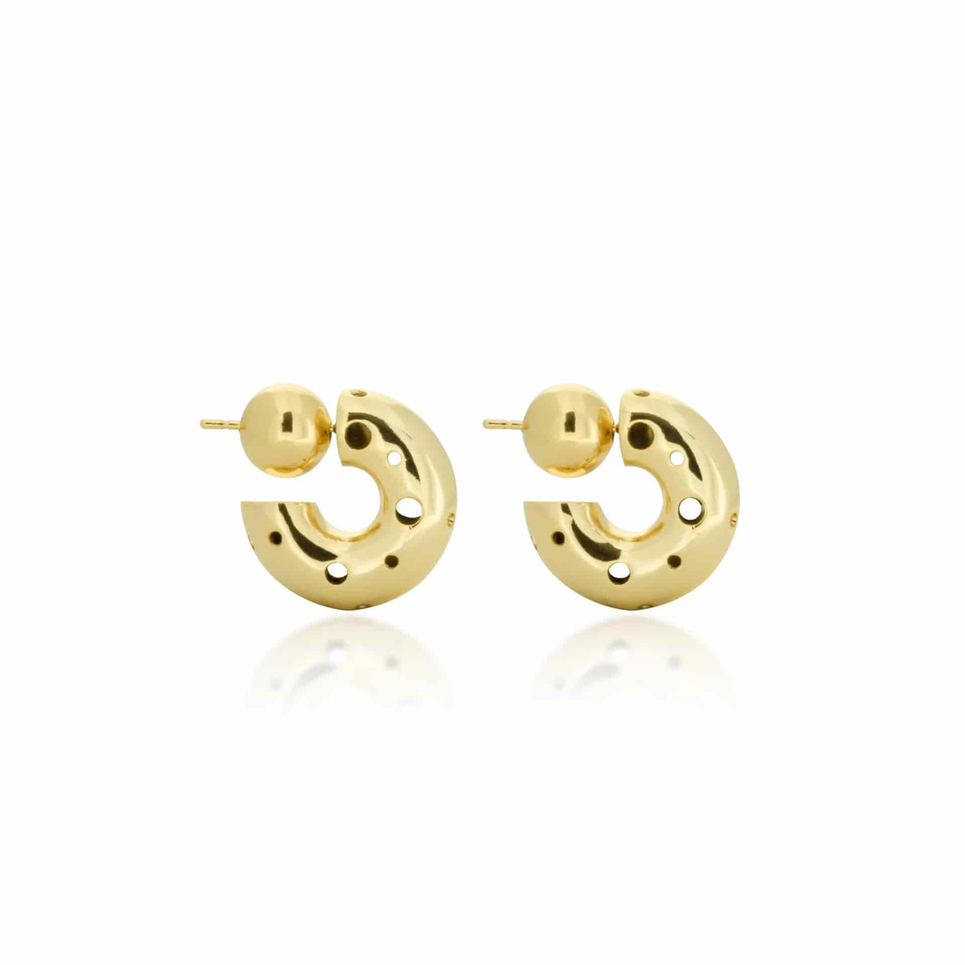 MINI HOOPS EARRINGS - miniatura 1