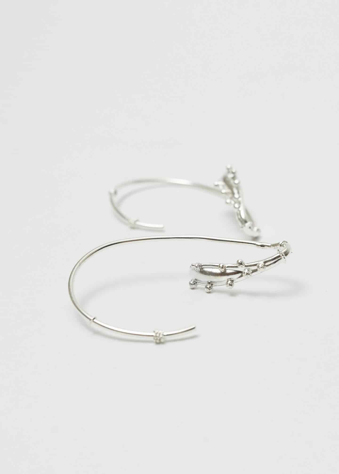 Earcuff Estambre Plata - miniatura 7