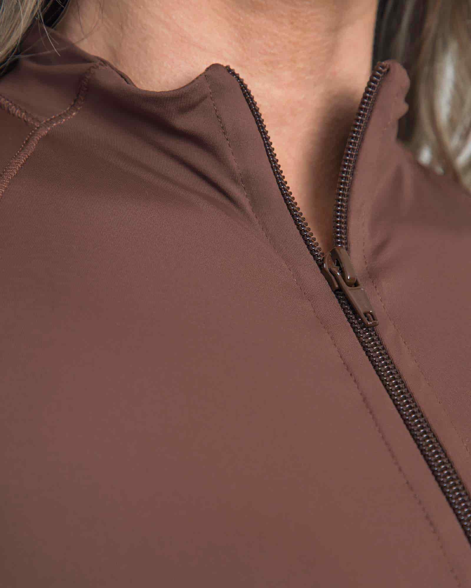 Chaqueta sculpt edge marron outdoor FIBER - miniatura 7