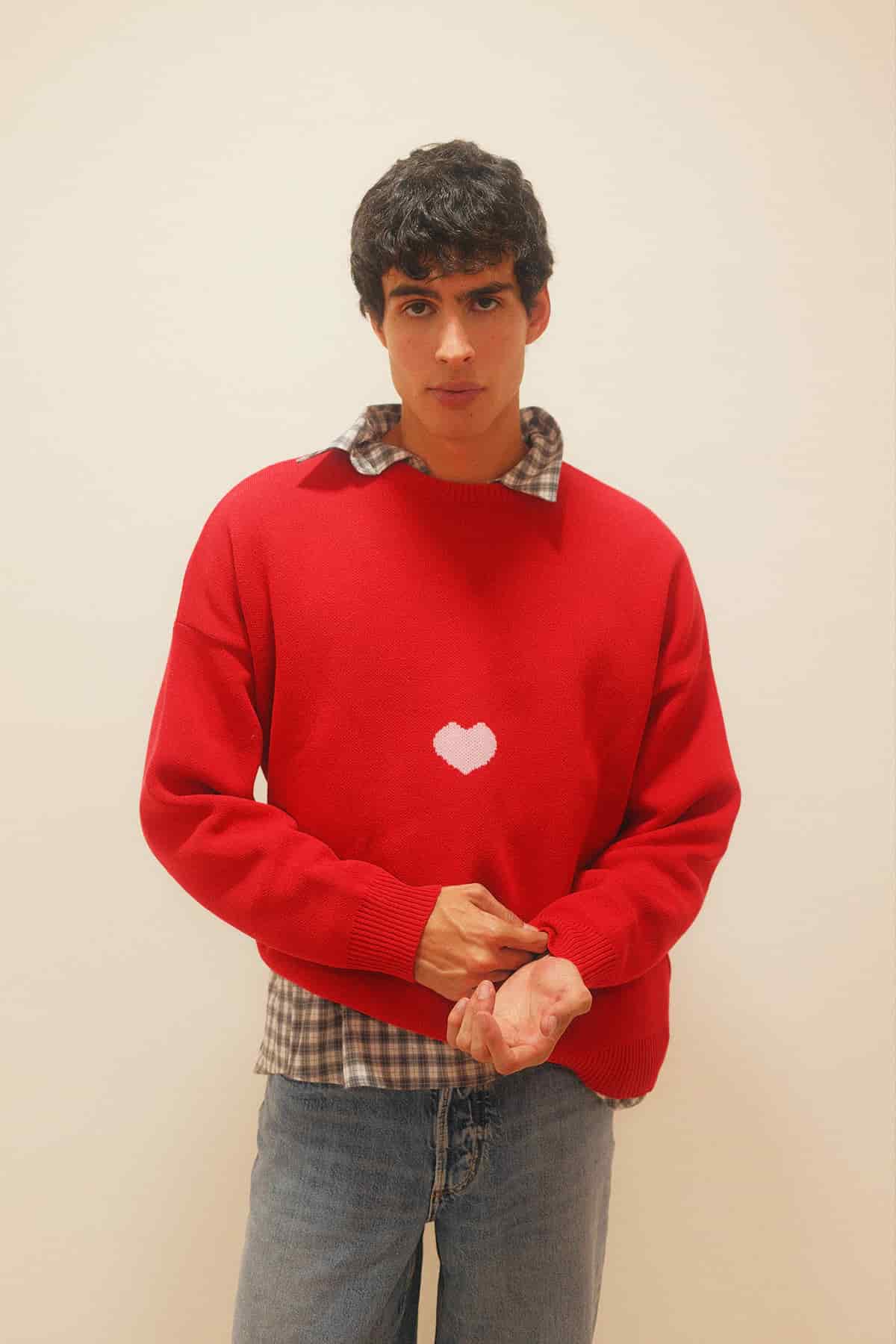 Heart Sweater Red - miniatura 3