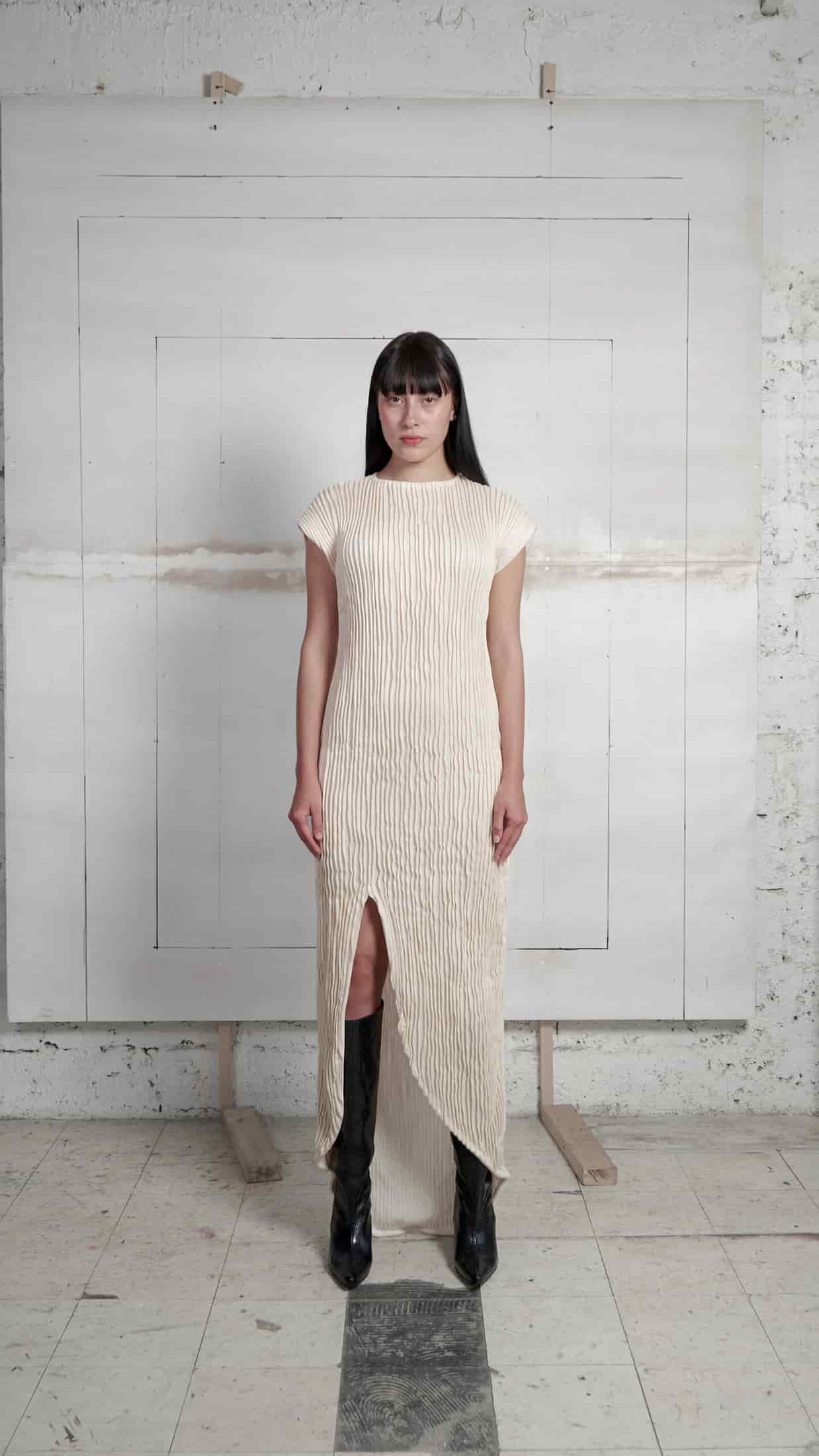FURROWS TULIP DRESS - miniatura 4