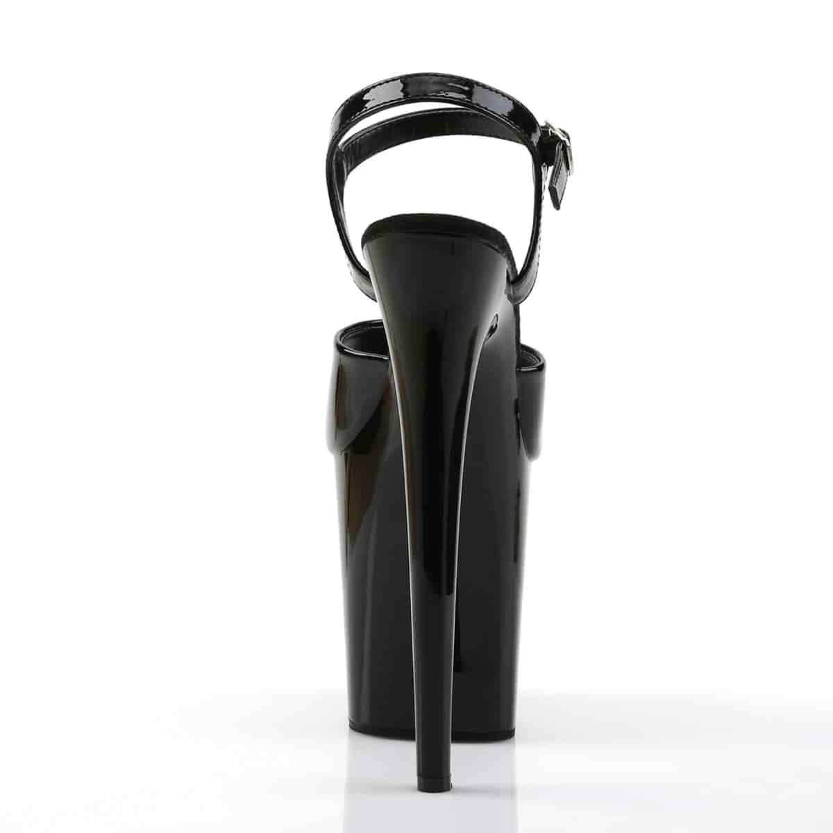 Tacones Flamingo Negros – Plataforma Pleaser –  FLAM809 - miniatura 3
