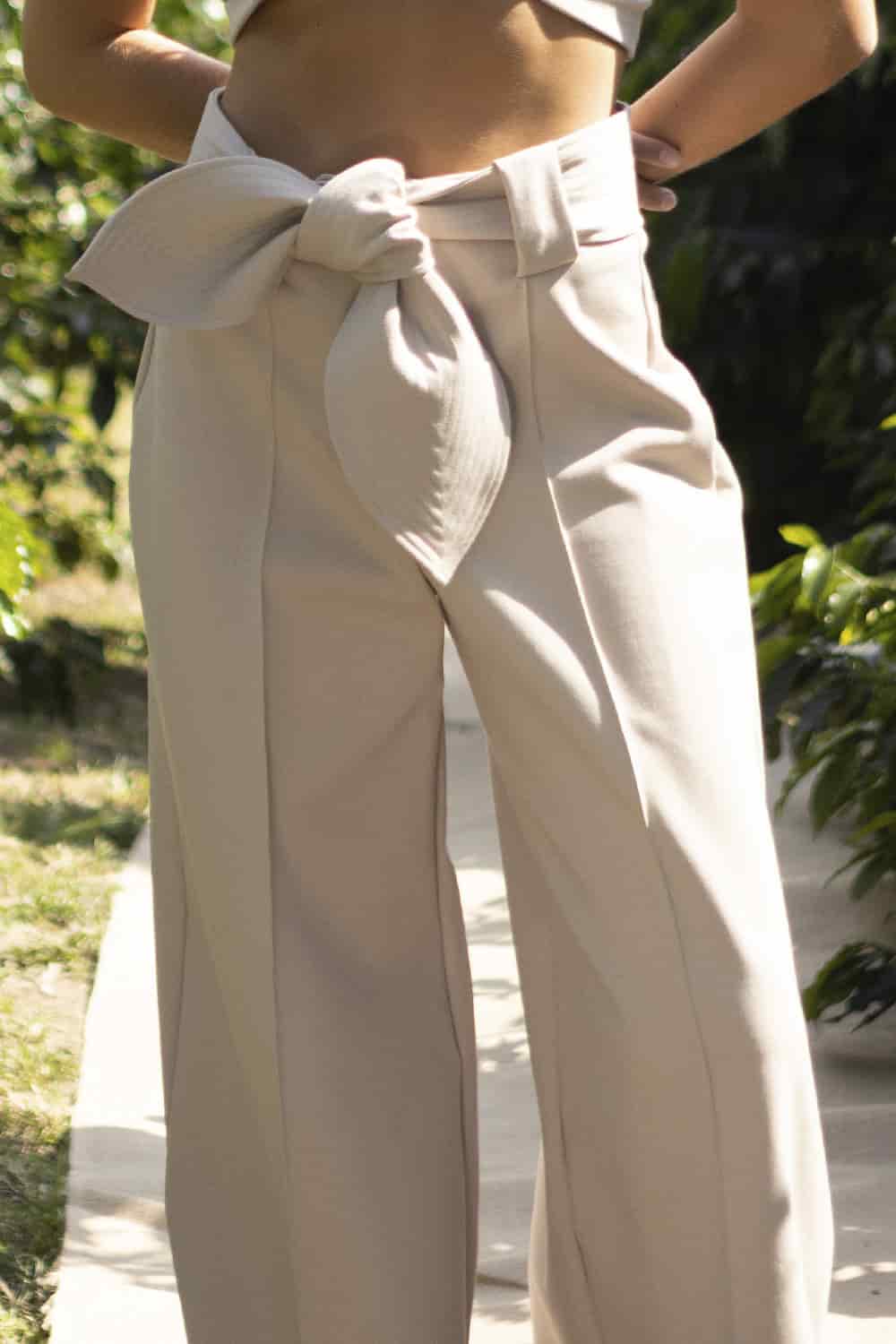 Pantalón New paulette taupe - miniatura 1